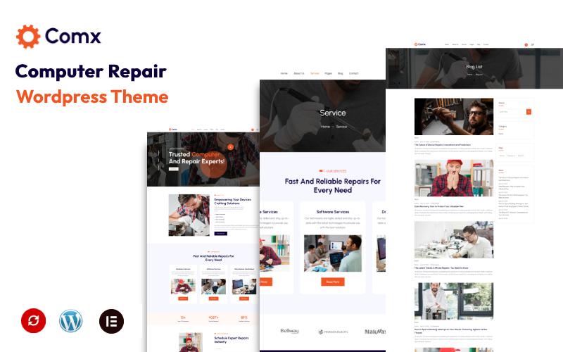 Comx - Computer Repair Wordpress Theme