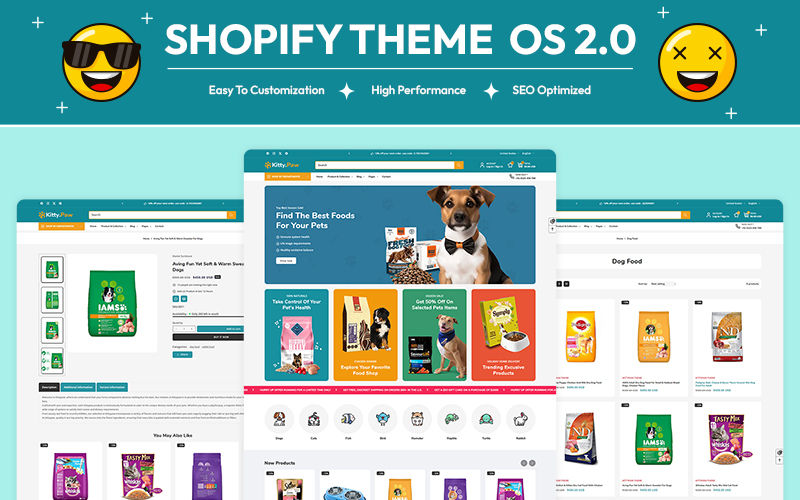 Kittypaw - Pet Food & Pet Nutrition Store Multipurpose Shopify 2.0 Responsive Theme