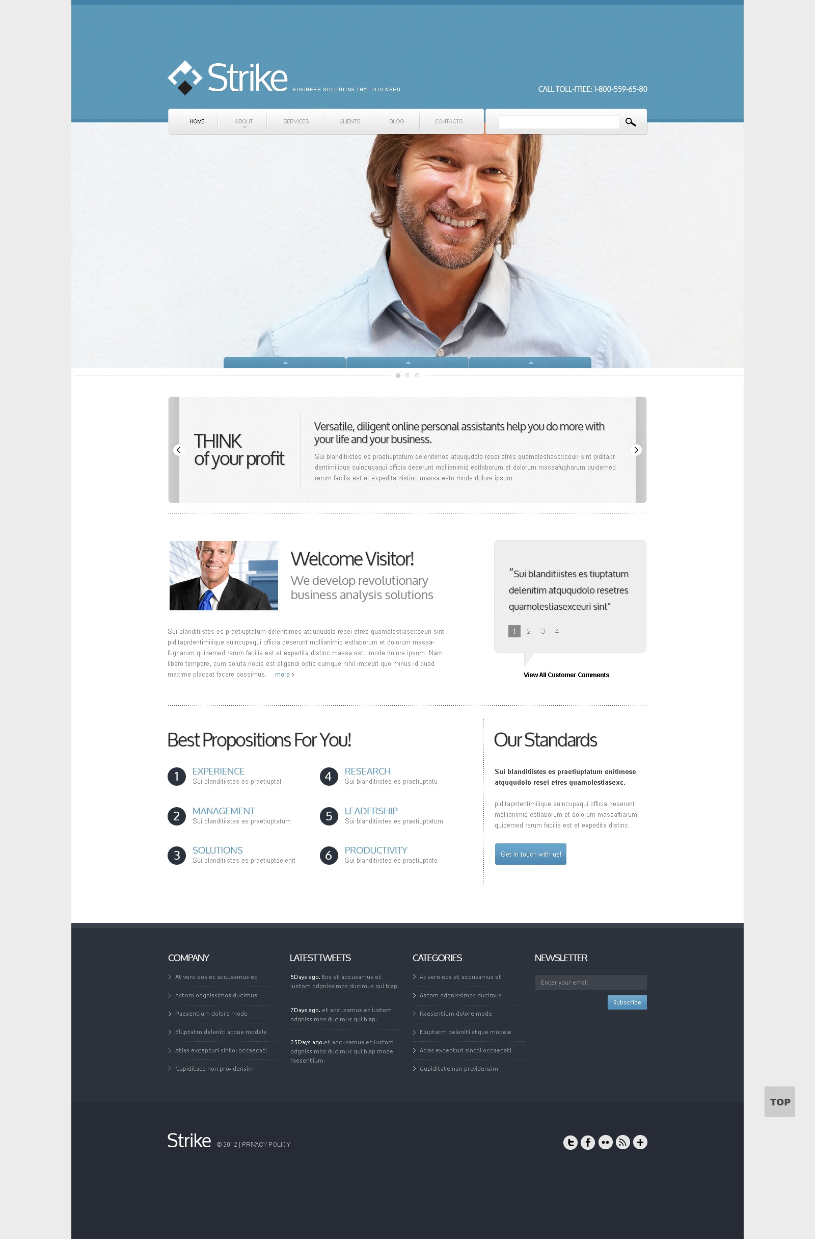 Business to Business Drupal Template