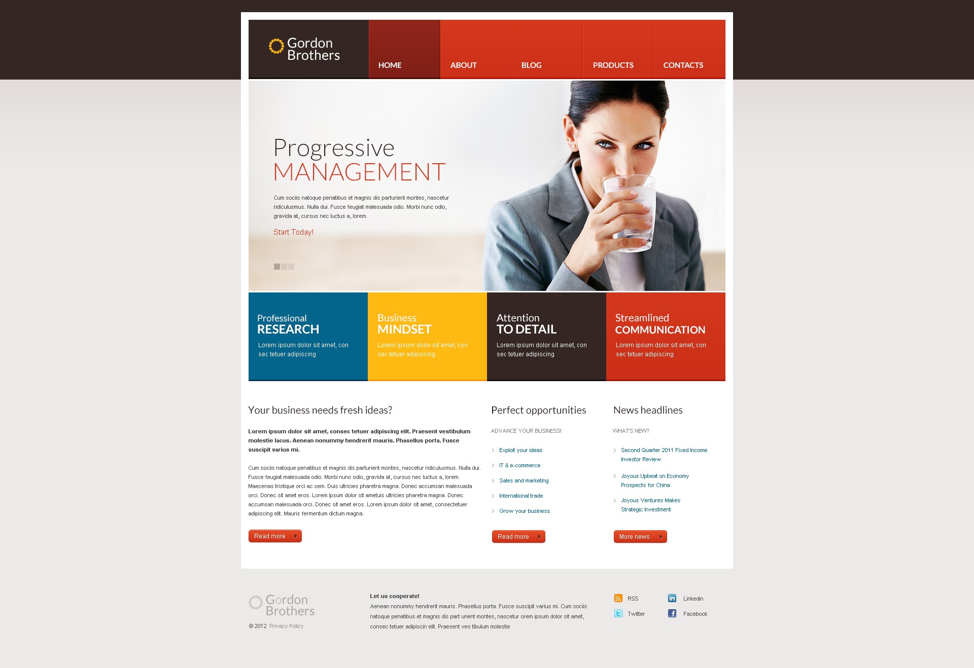 Motley Management Drupal Template