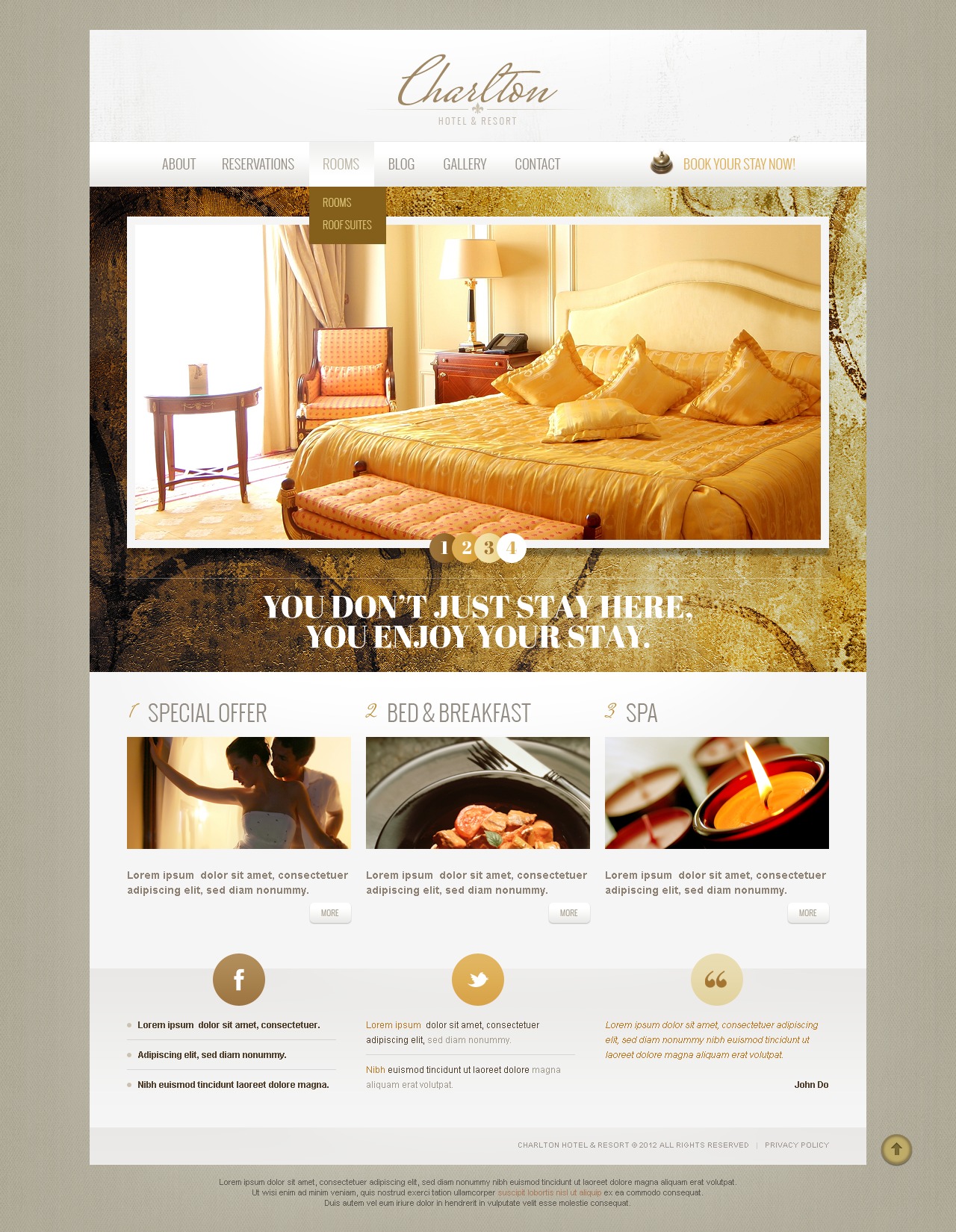 Hotel and Resort Business Drupal Template