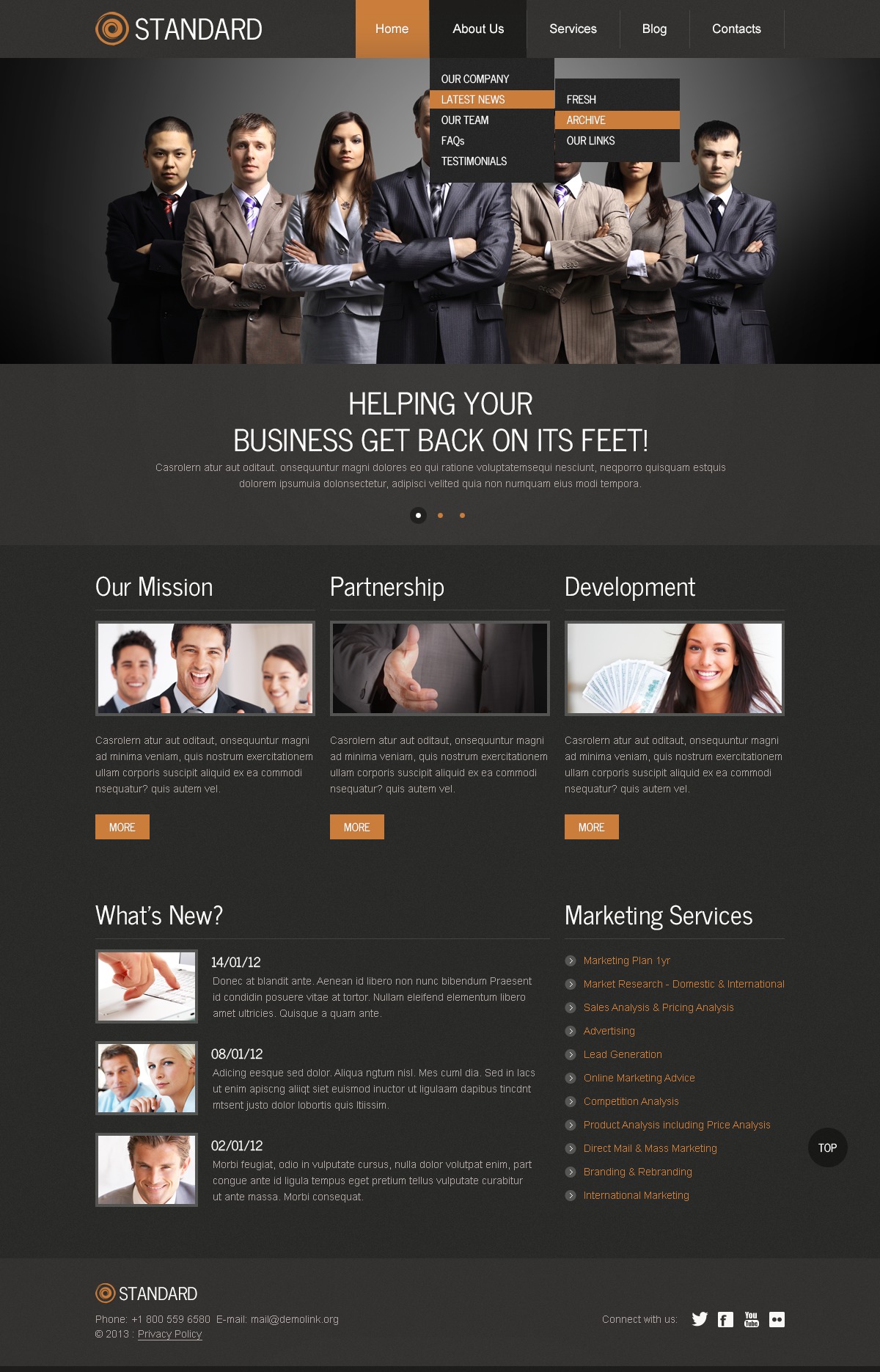 Marketing Agency Drupal Template