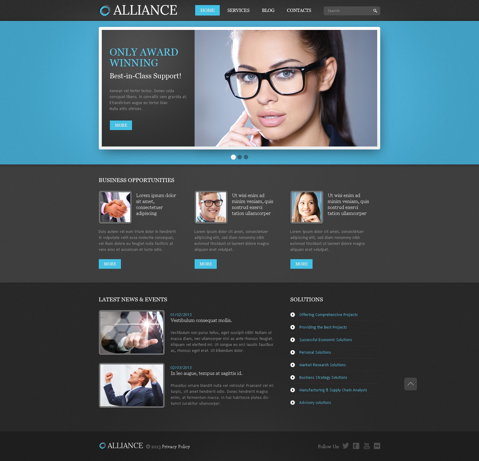 Blue Consulting Drupal Template