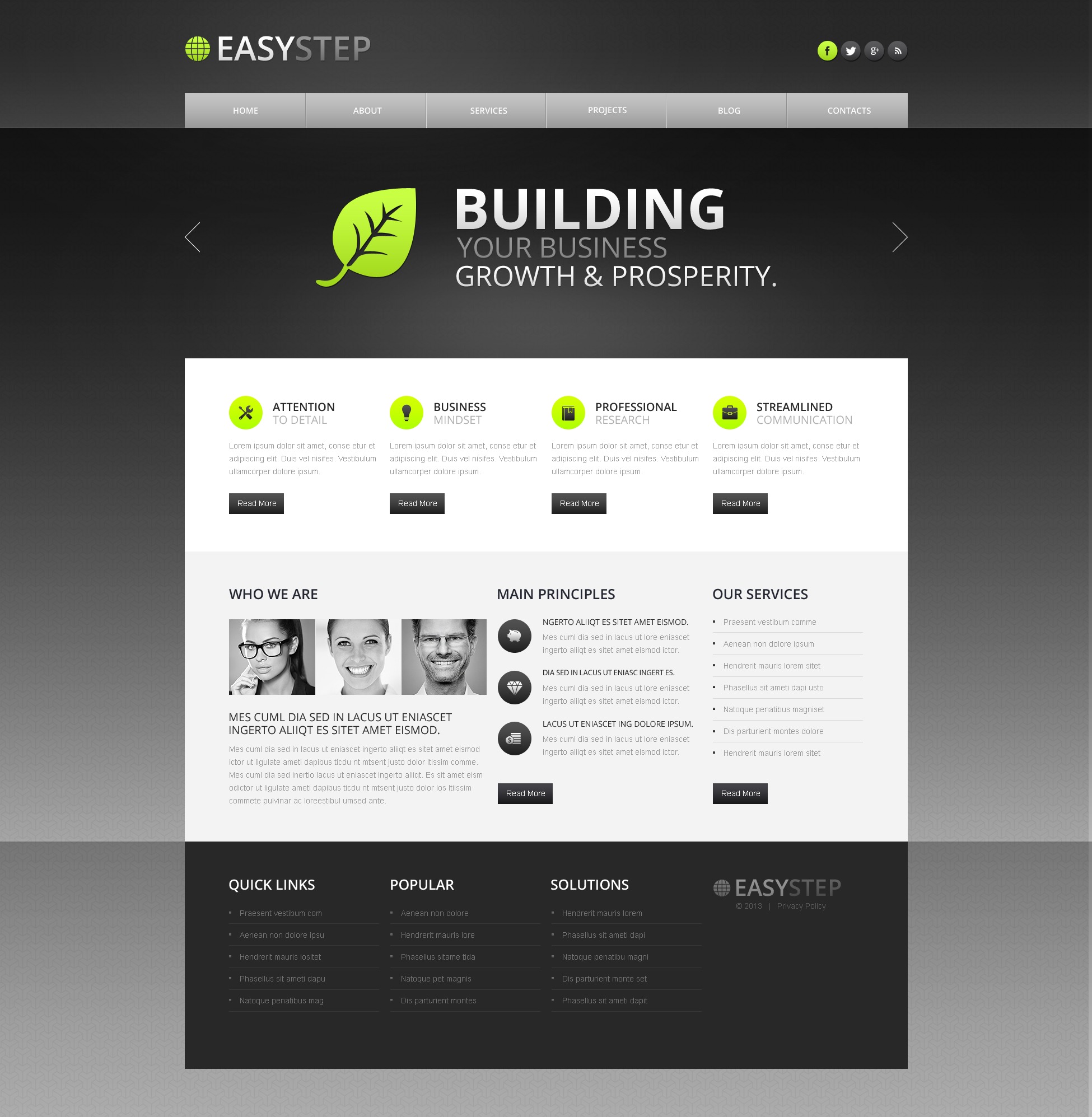 Conceptual Marketing Agency Drupal Template