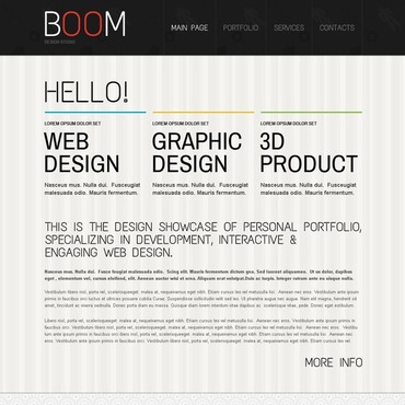 Template Web Design Drupal #43369