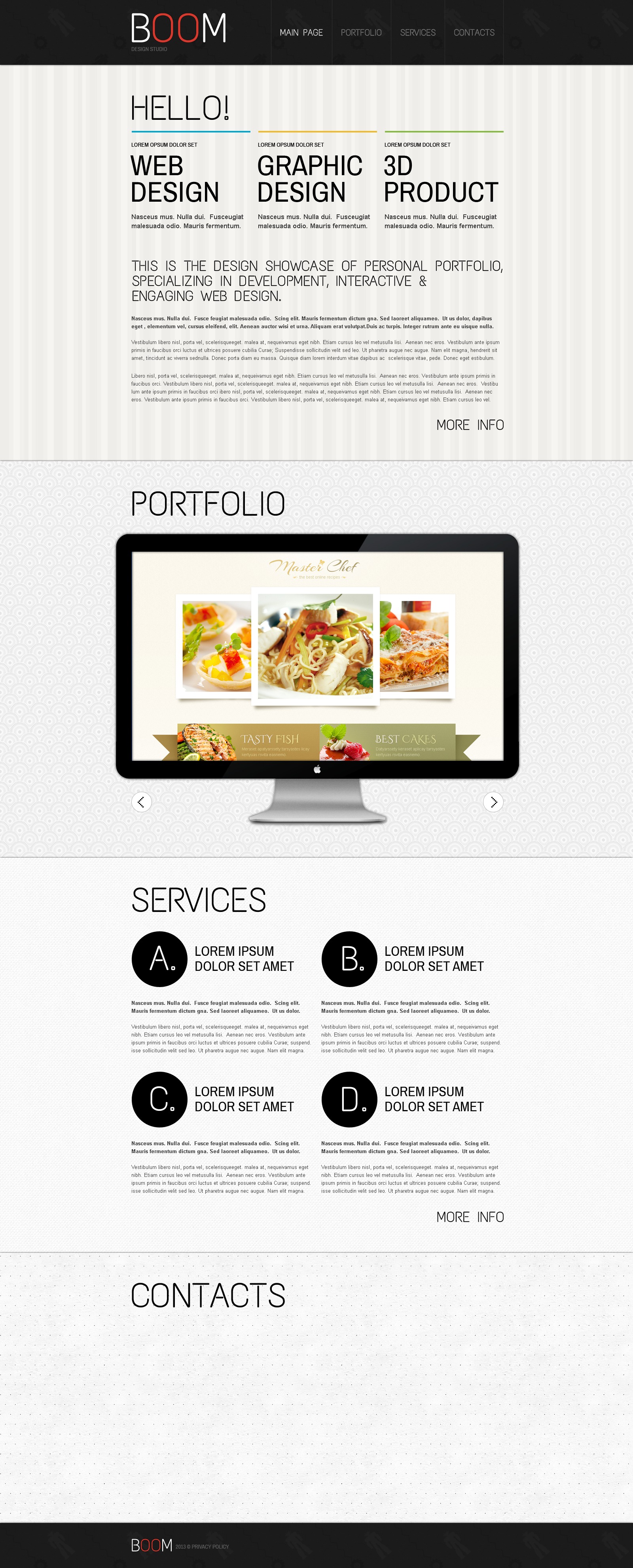 Creative Design Studio Drupal Template