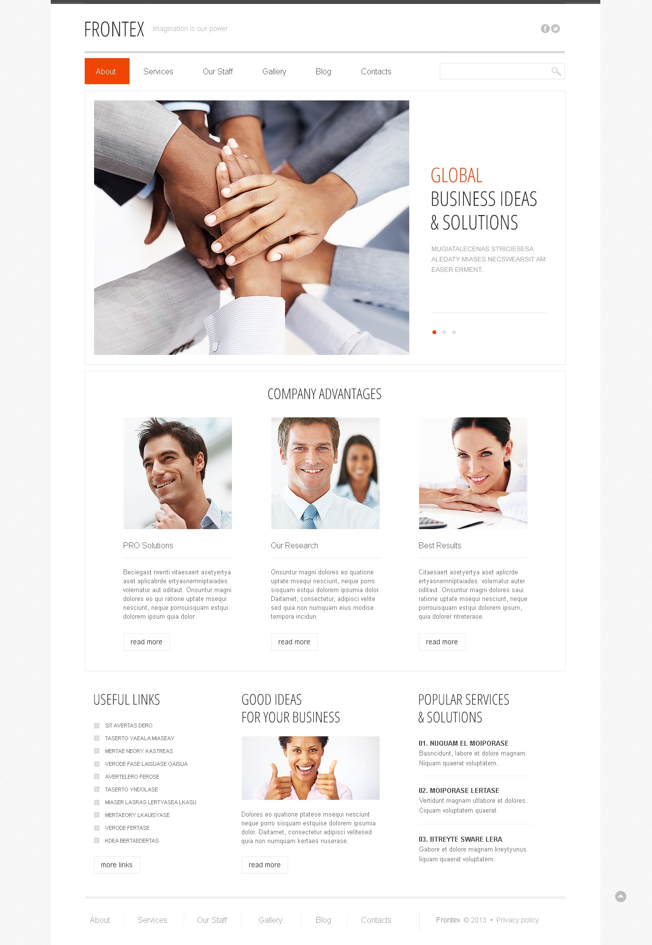 Responsive Financial Advisor Drupal Template