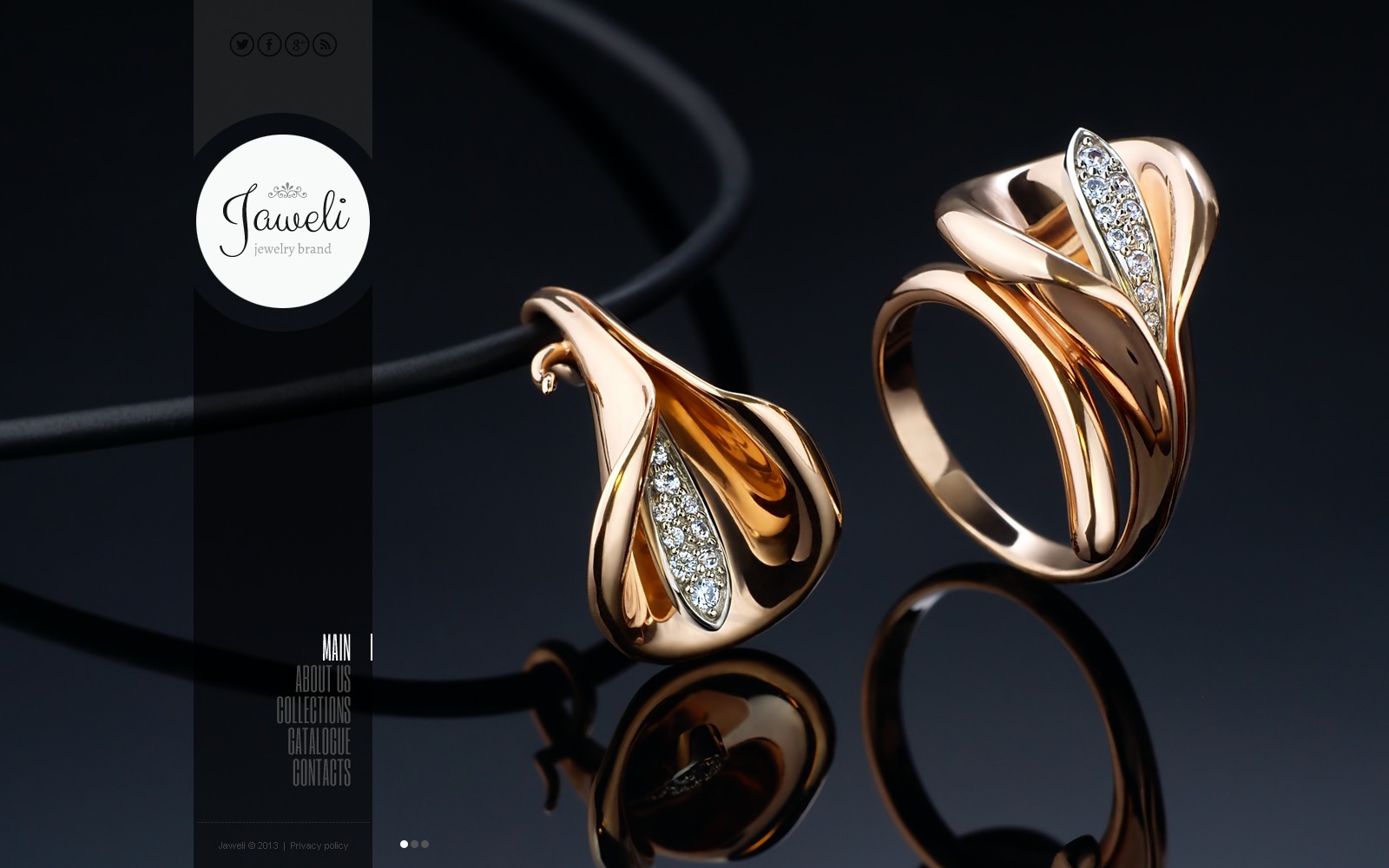 Template 43966 : Jewelry Website Template Website Brobst Systems