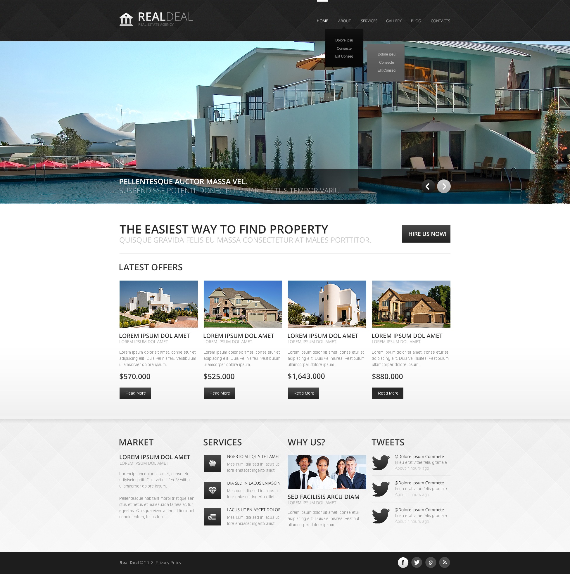 13 eye-catching real estate website templates - Webflow Blog