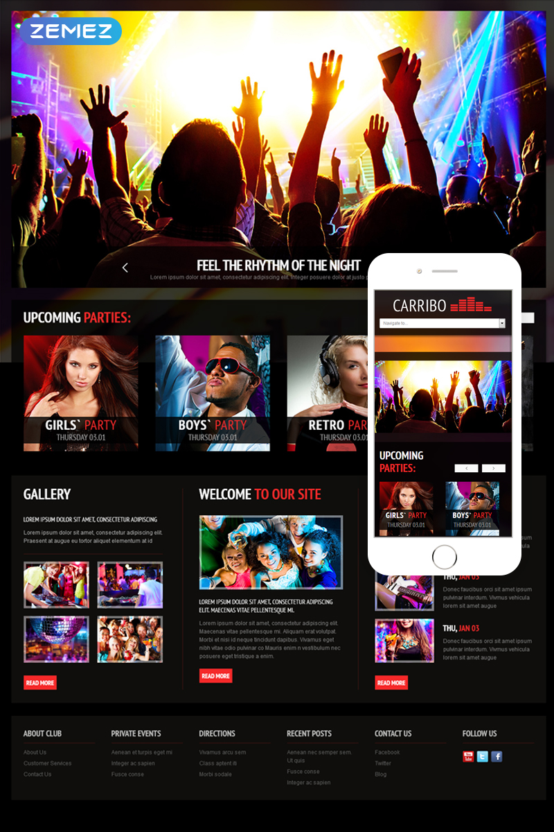 Night Club Joomla Template