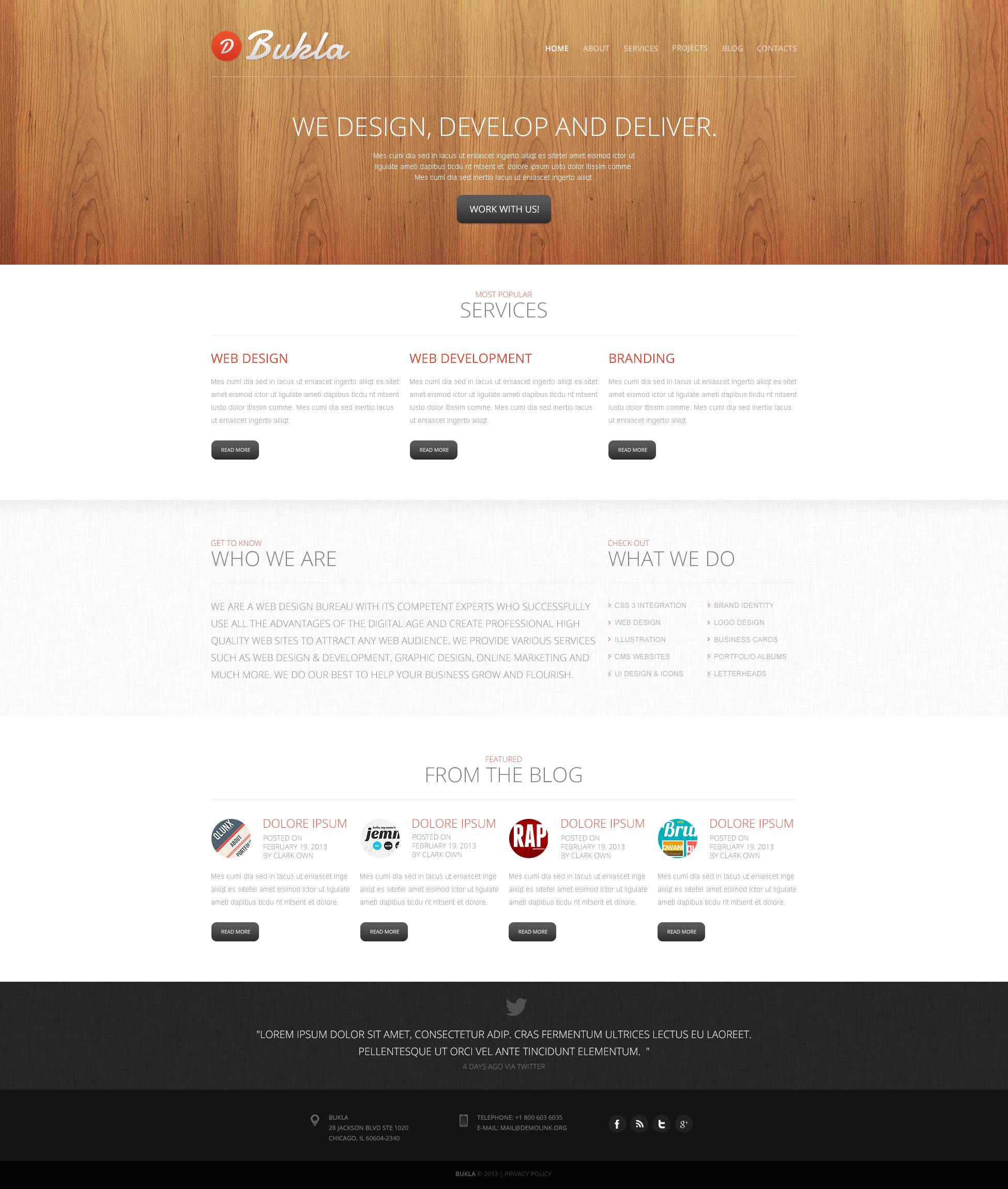 Combined Design Studio Drupal Template