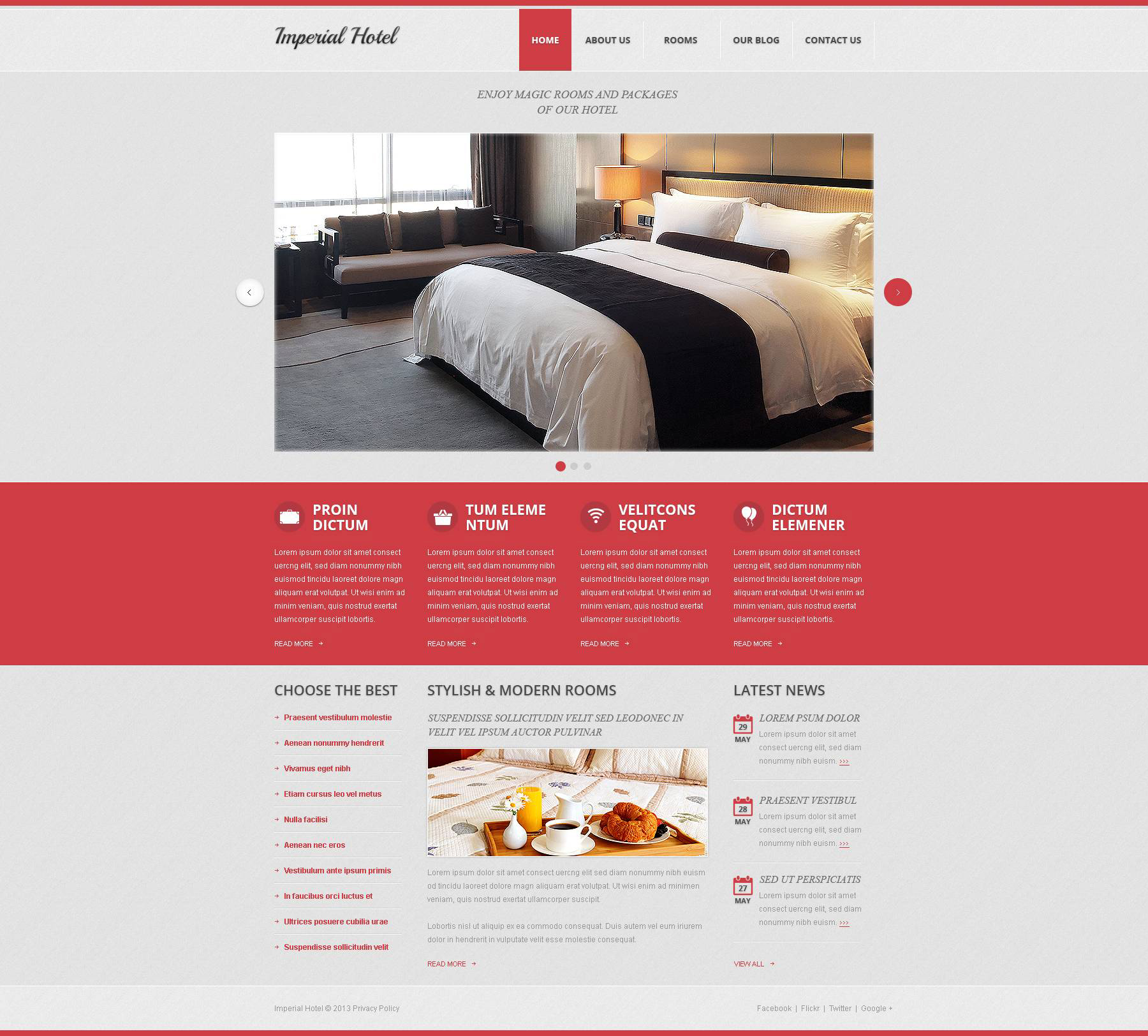 Imperial Hotel Drupal Template