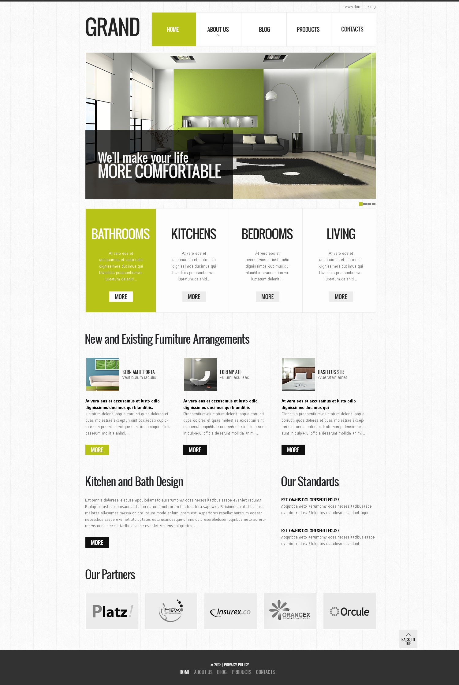 Special Interior Design Drupal Template