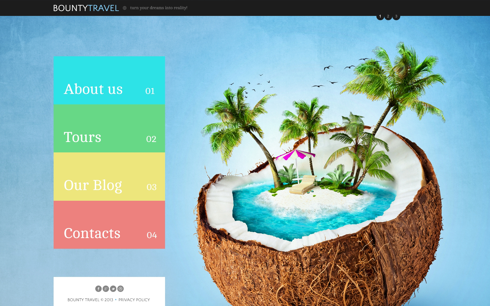 Travel Company Joomla Template