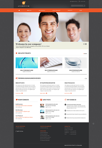 Joomla Main Page preview