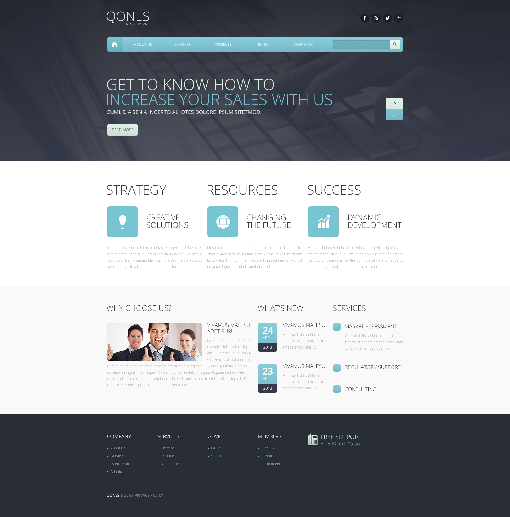 Flat Marketing Agency Drupal Template