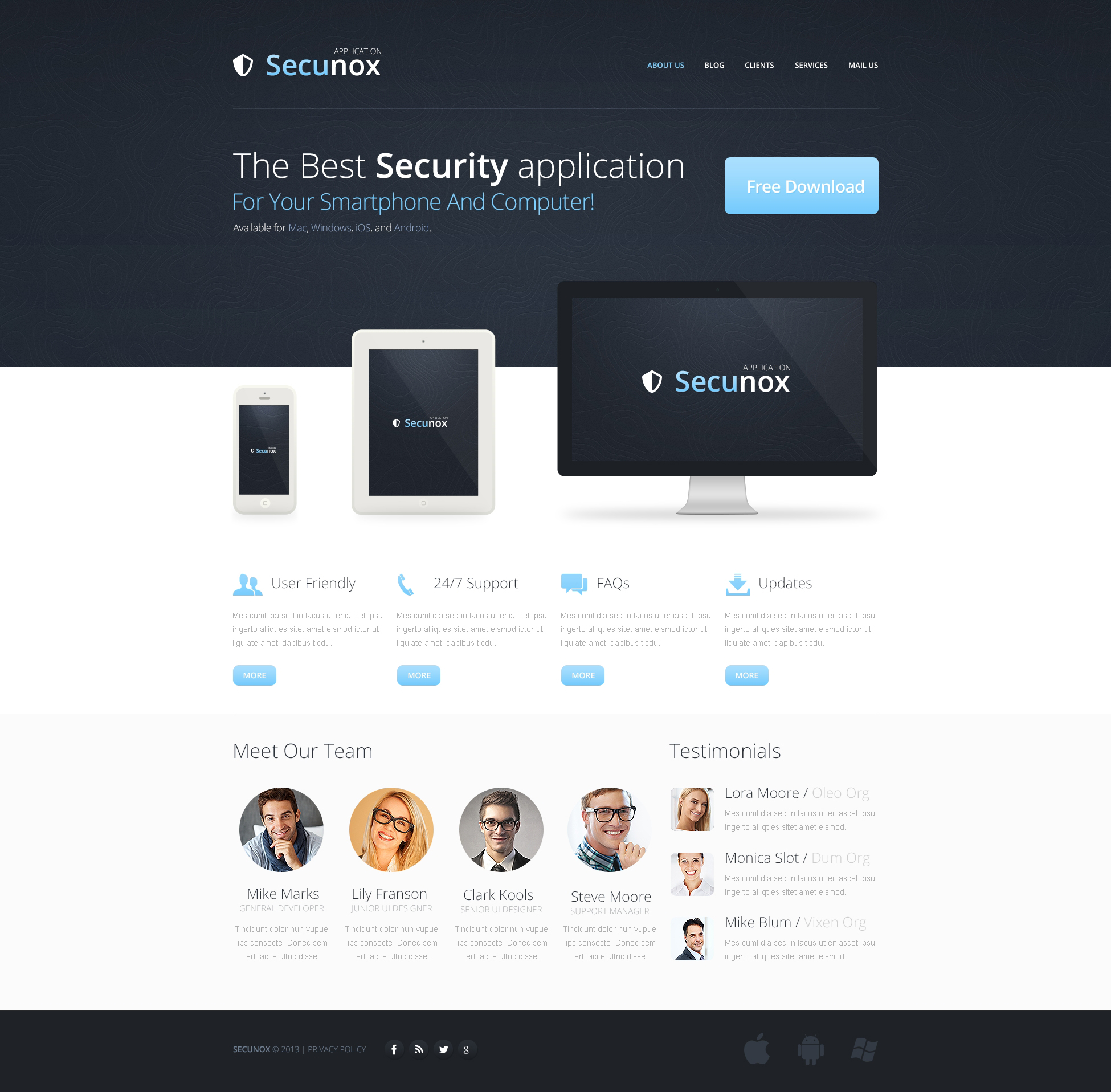 Information Security Drupal Template