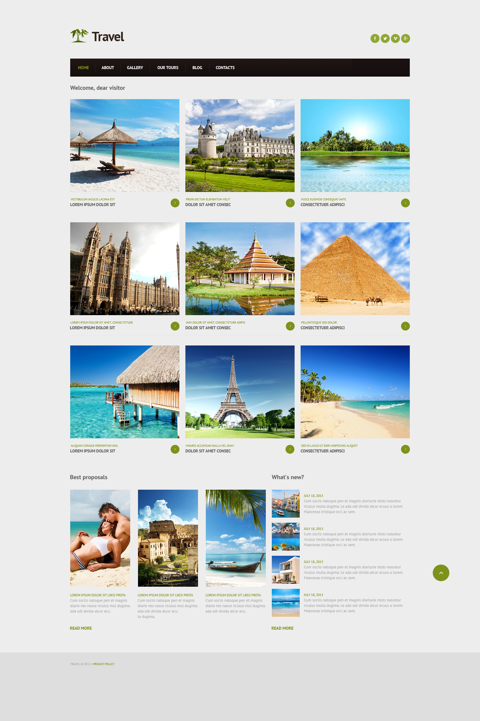 Travel Agency Responsive Joomla Template