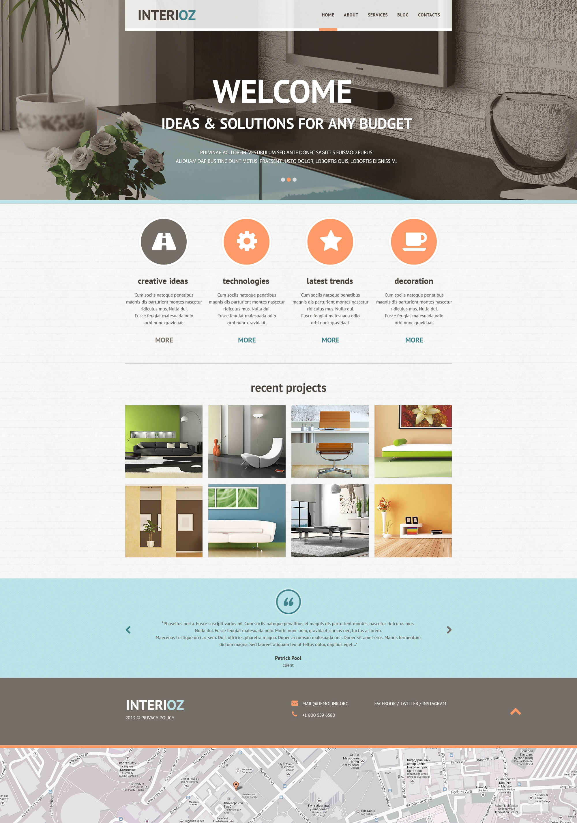 Interior Design Agency Joomla Template