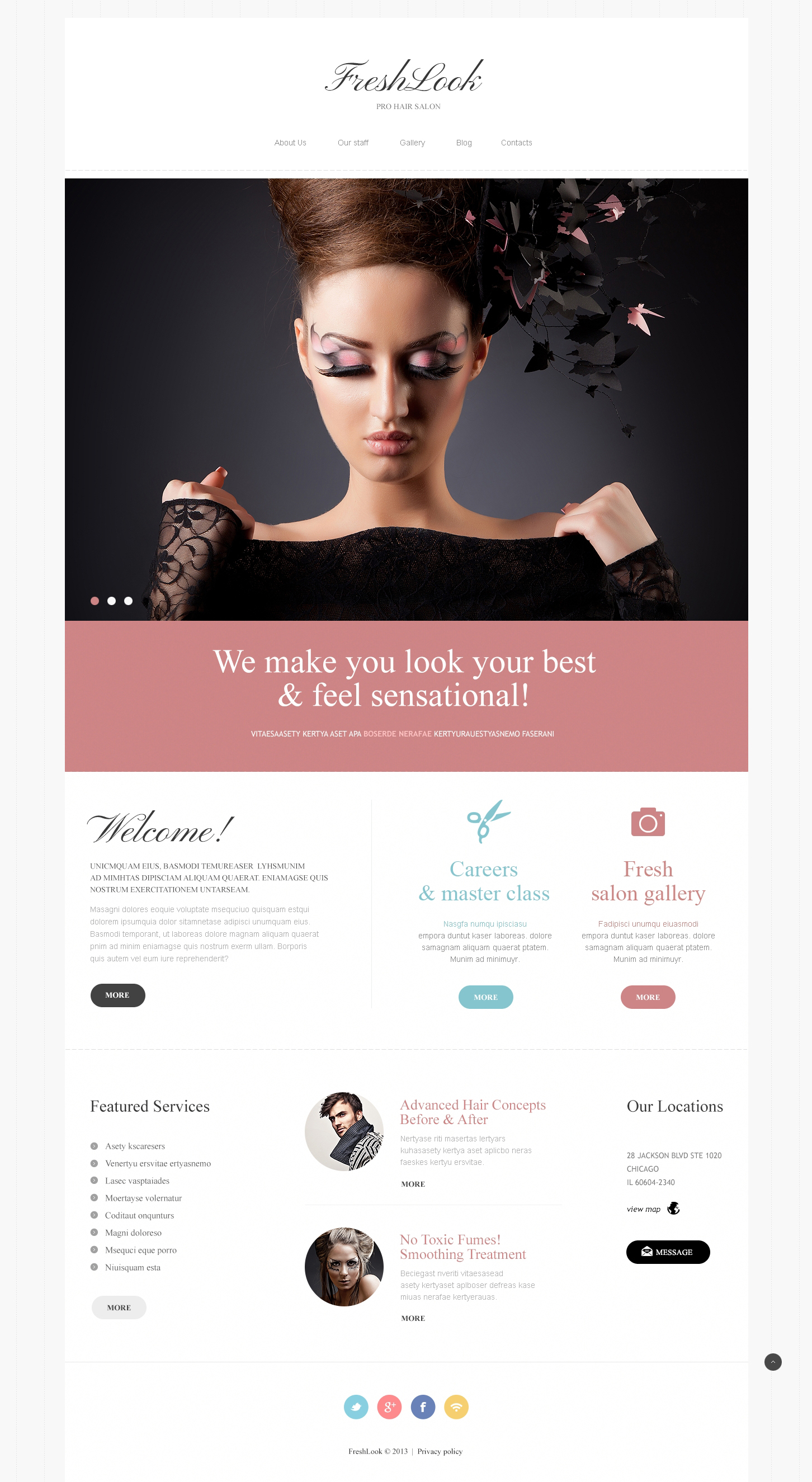 Beauty Salon Joomla Template