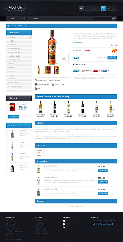 Prestashop Products Page Screenshot