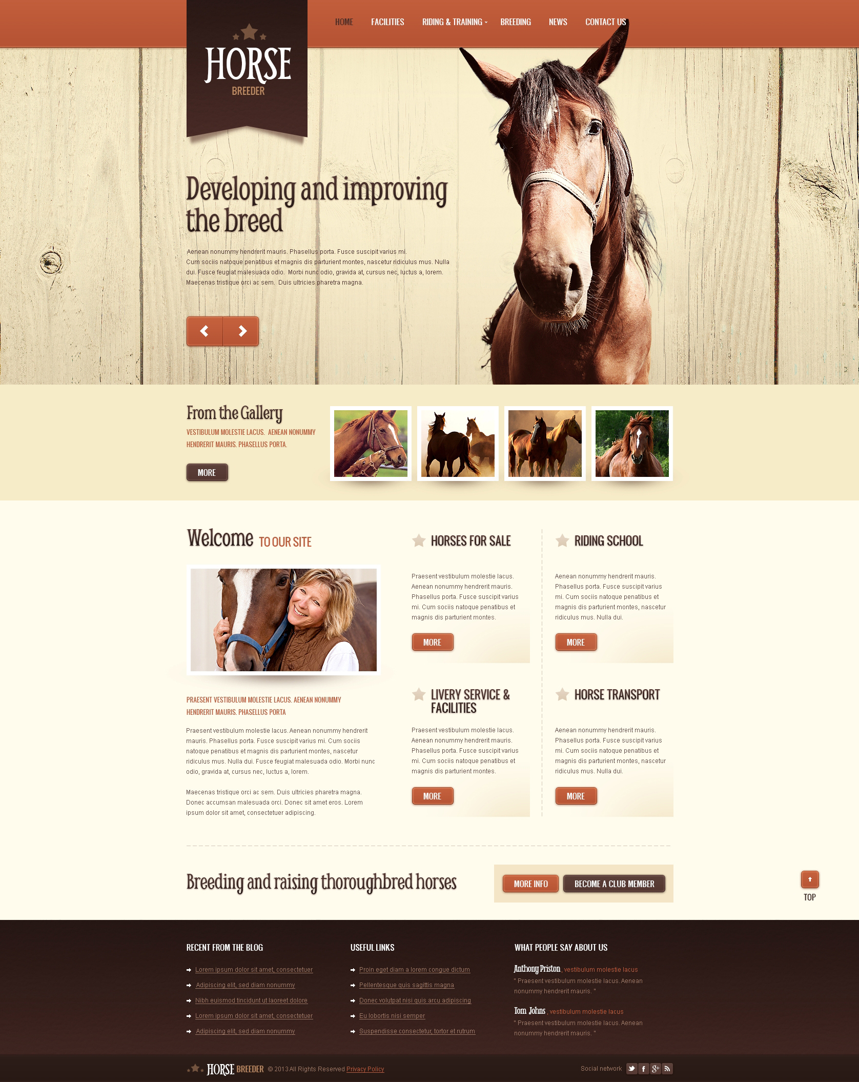 Horse Spirit Drupal Template