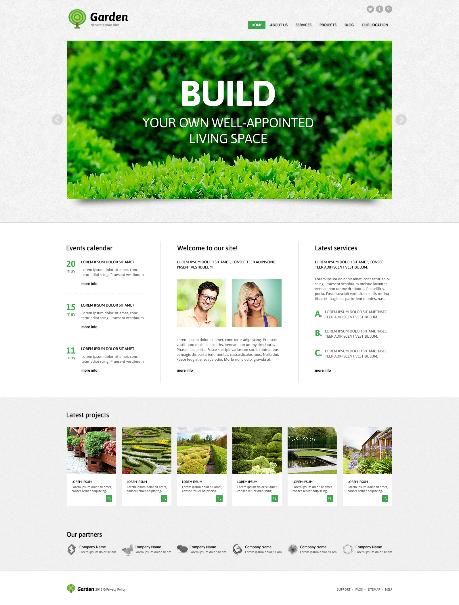 Garden Design Responsive Joomla Template