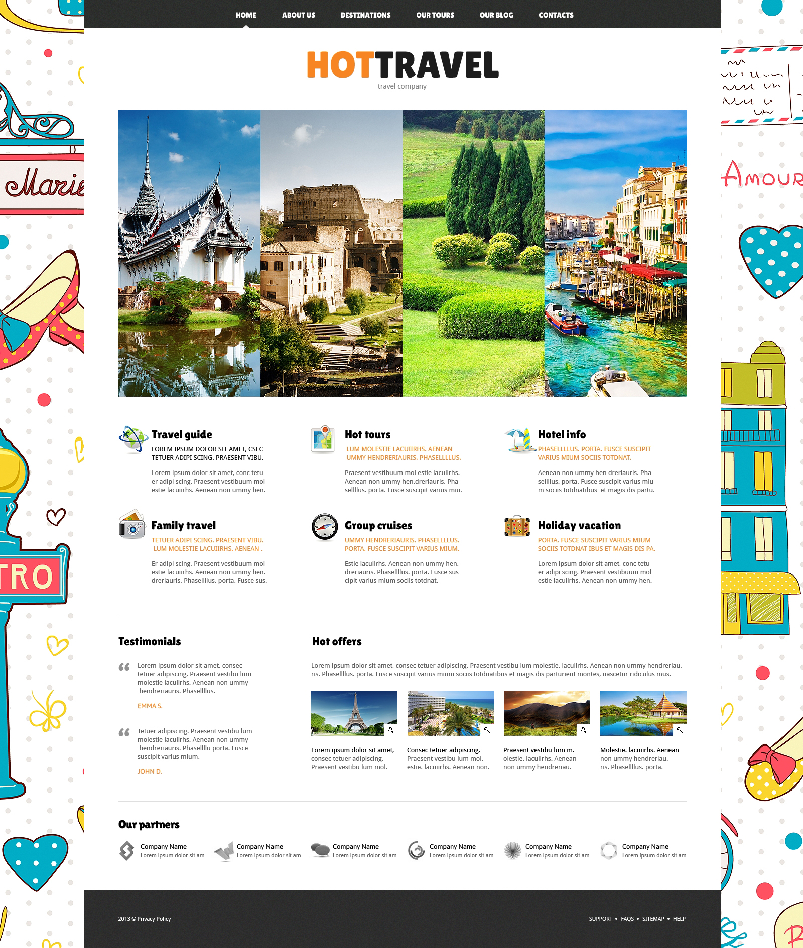 Travel Agency Responsive Joomla Template