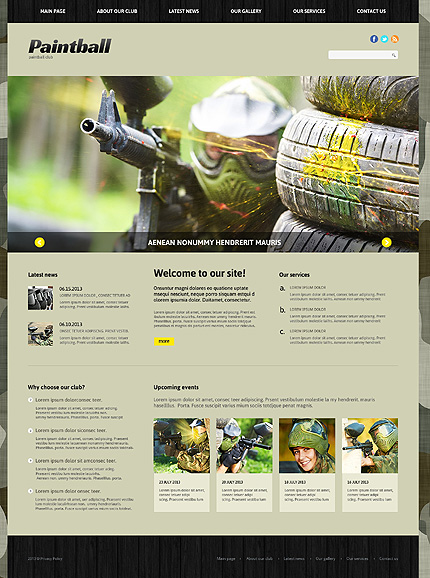 Joomla Main Page preview