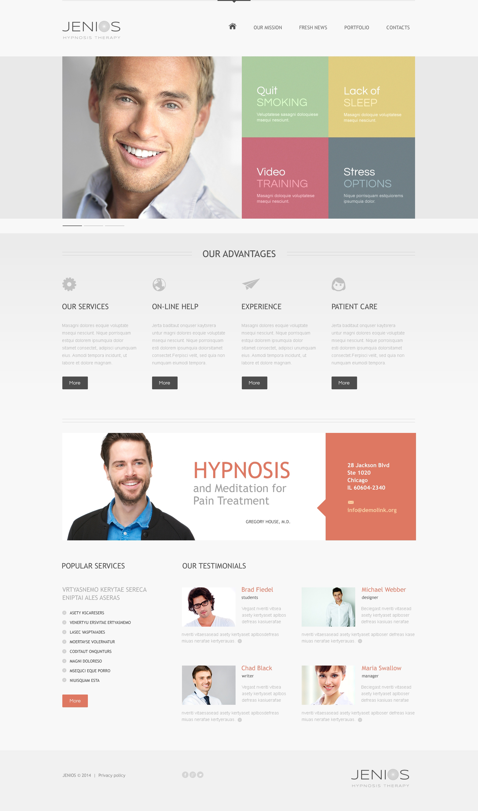 Hypnosis Drupal Template