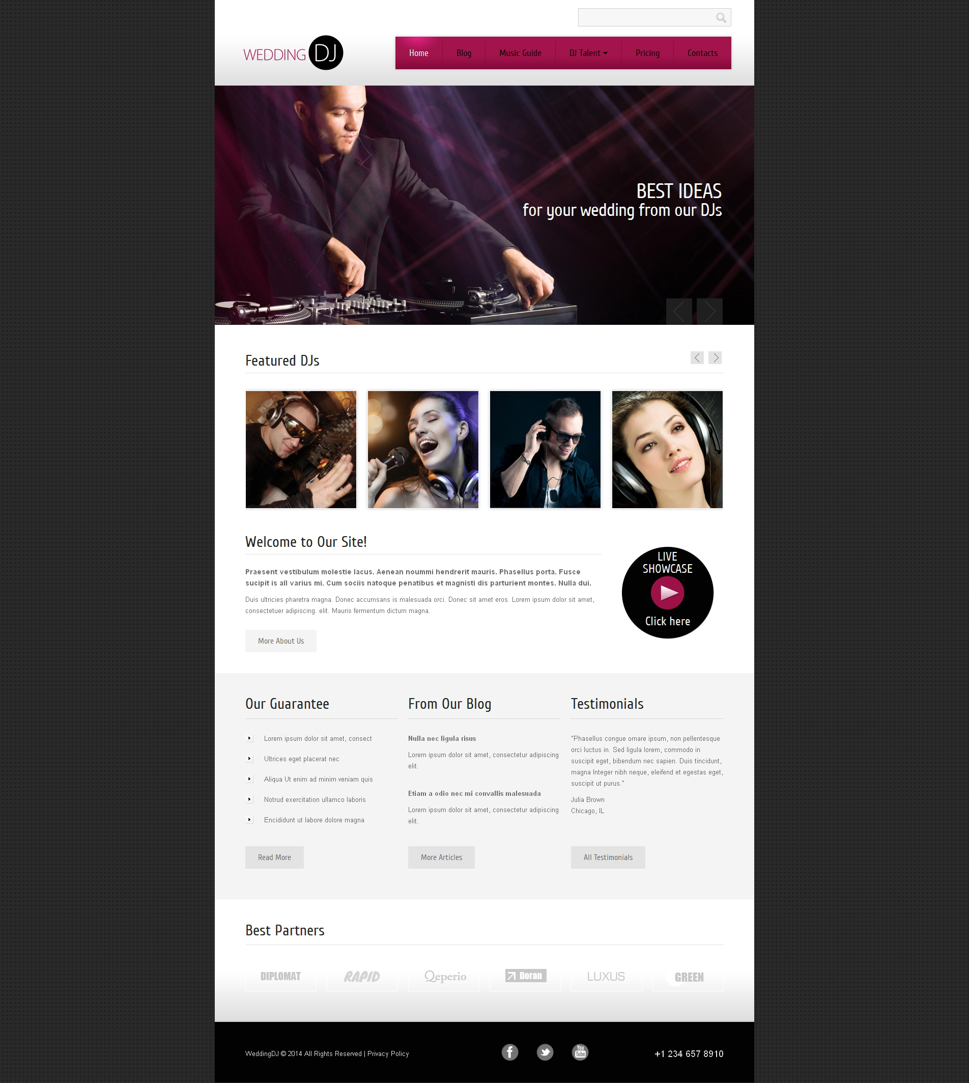 Personal Page Drupal Template