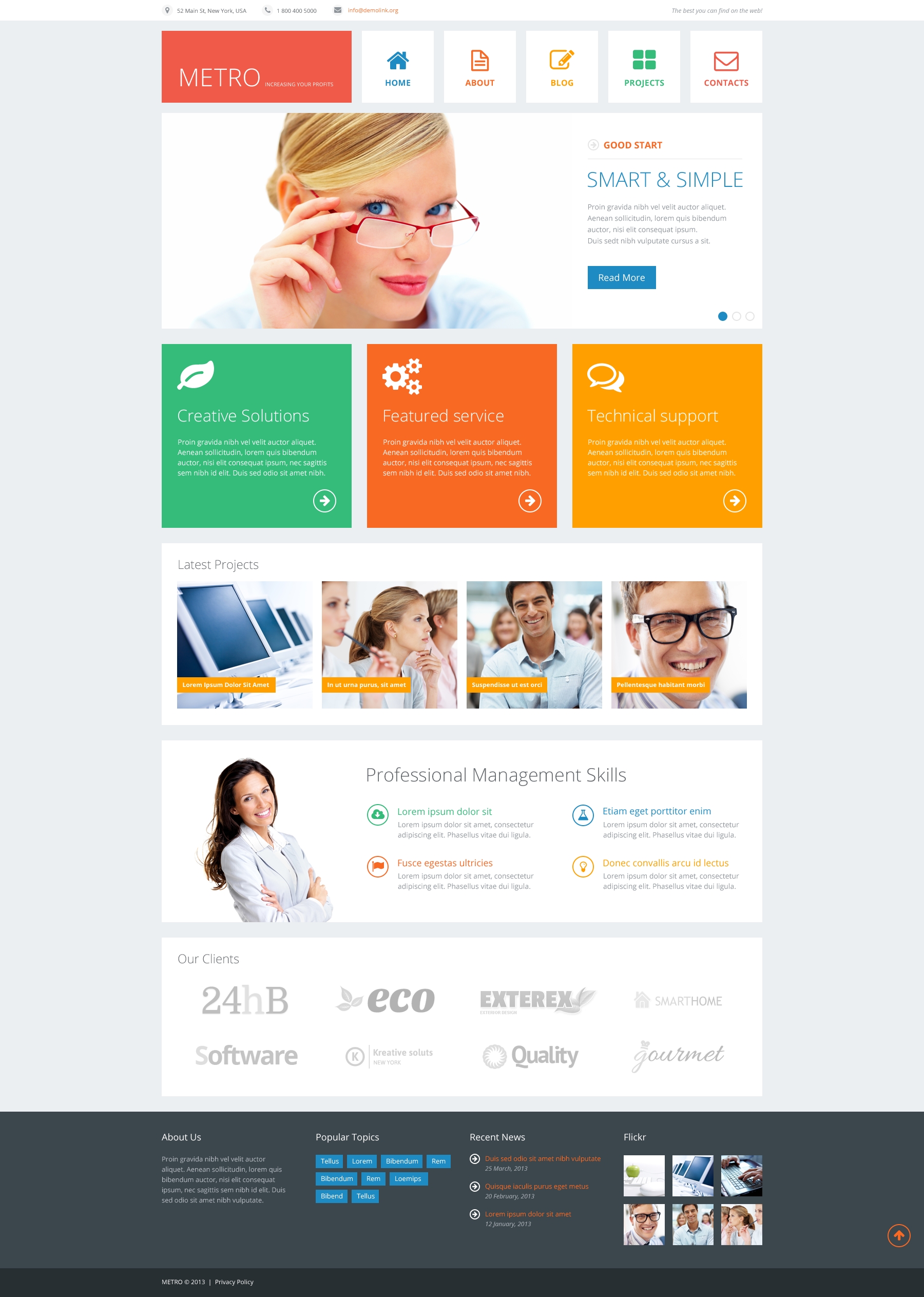 Financial Advisor Responsive Joomla Template