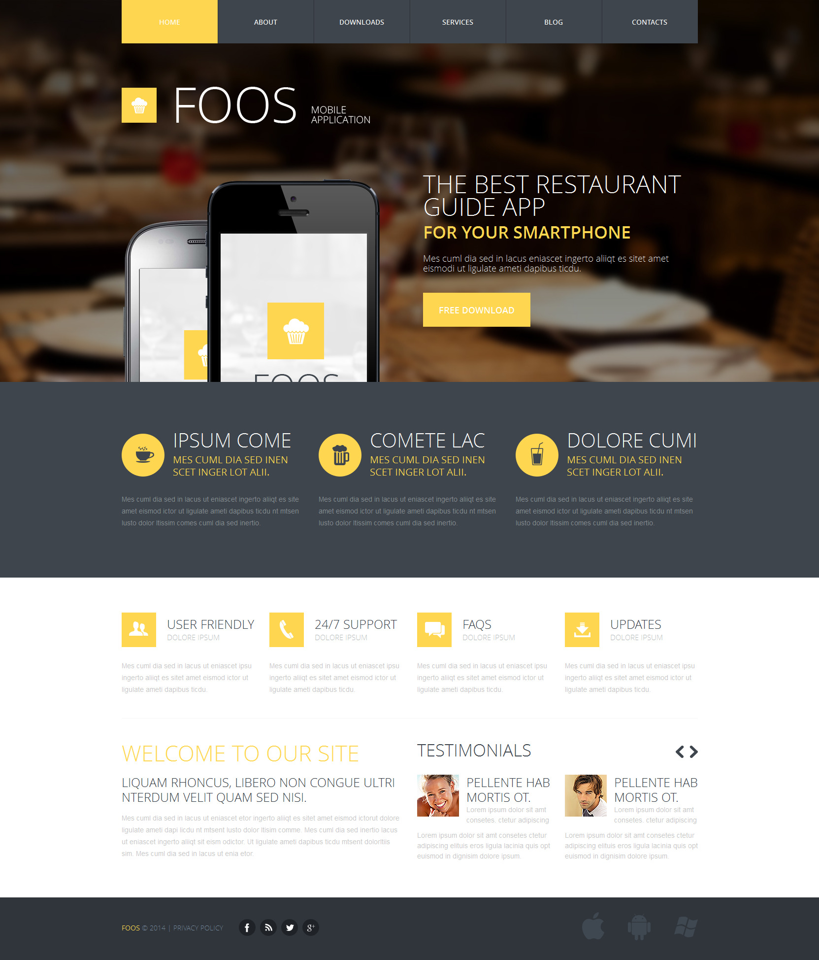 Web Development Responsive Joomla Template