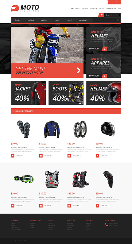 OpenCart Main Page