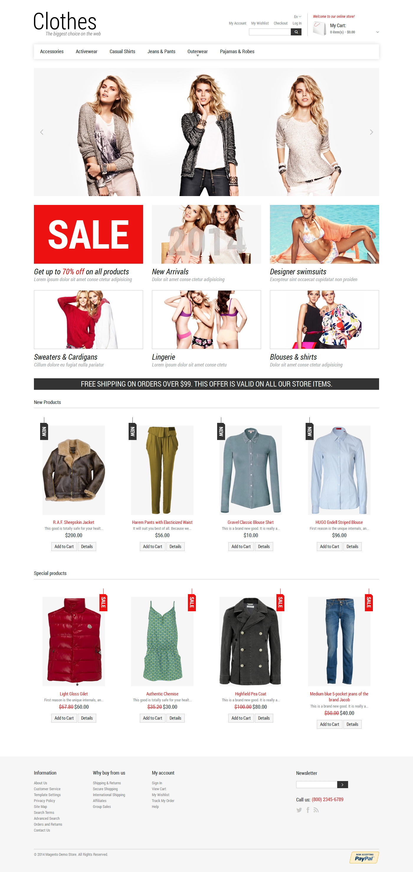 Smart Casual Magento Theme