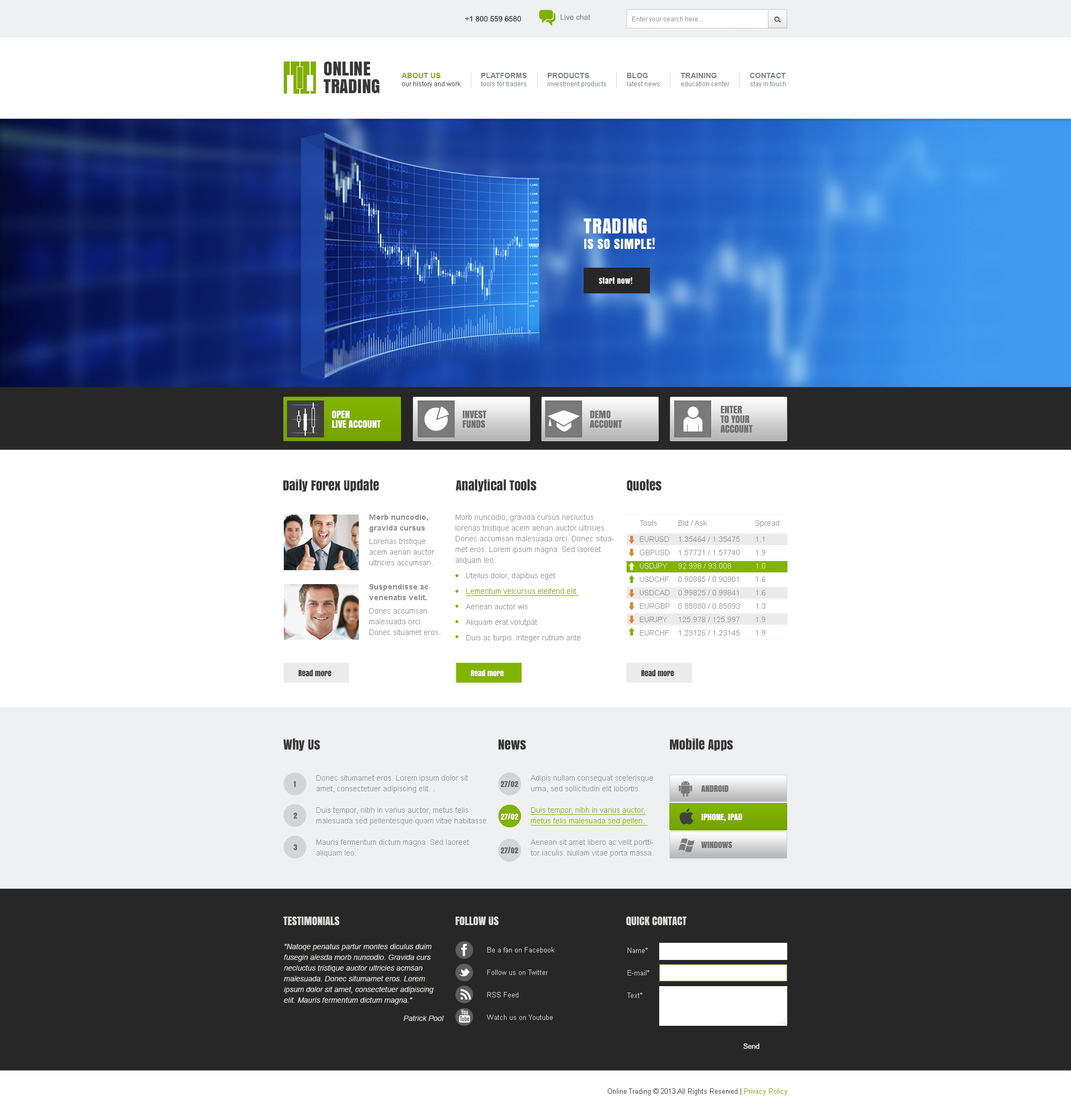 Business & Services Responsive Joomla Template