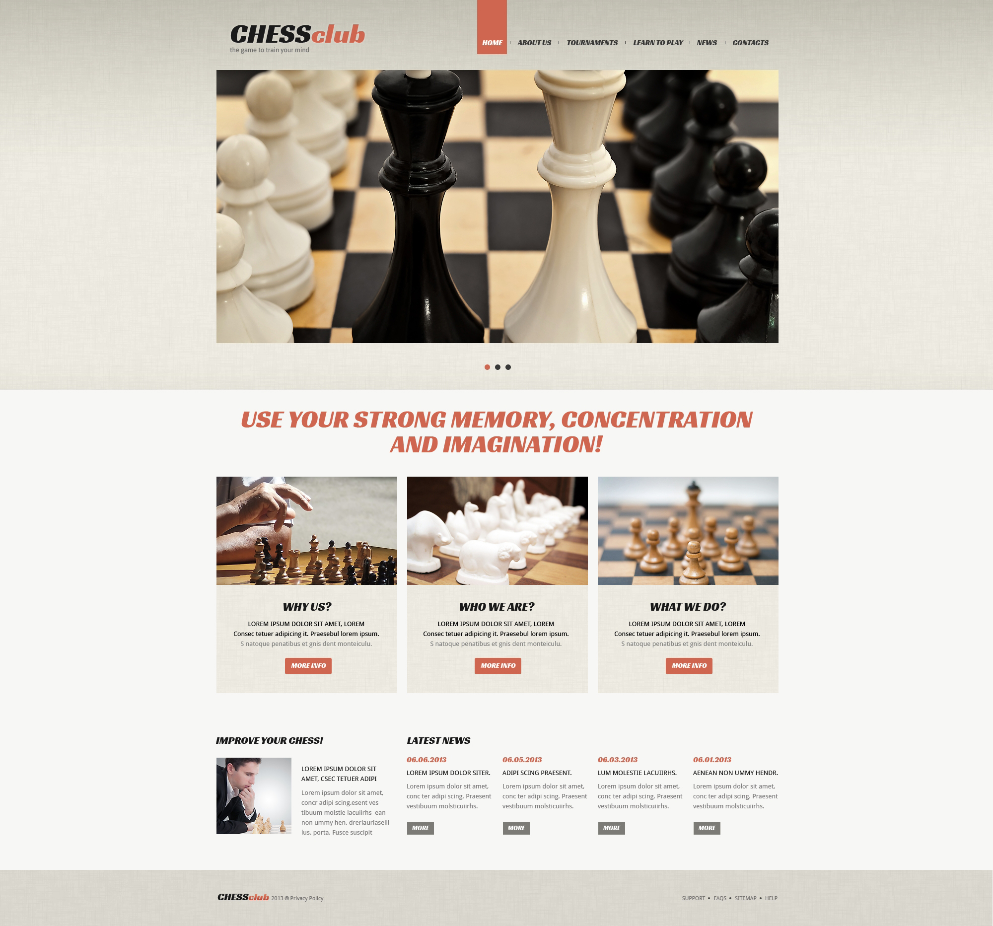 Chess Responsive Joomla Template