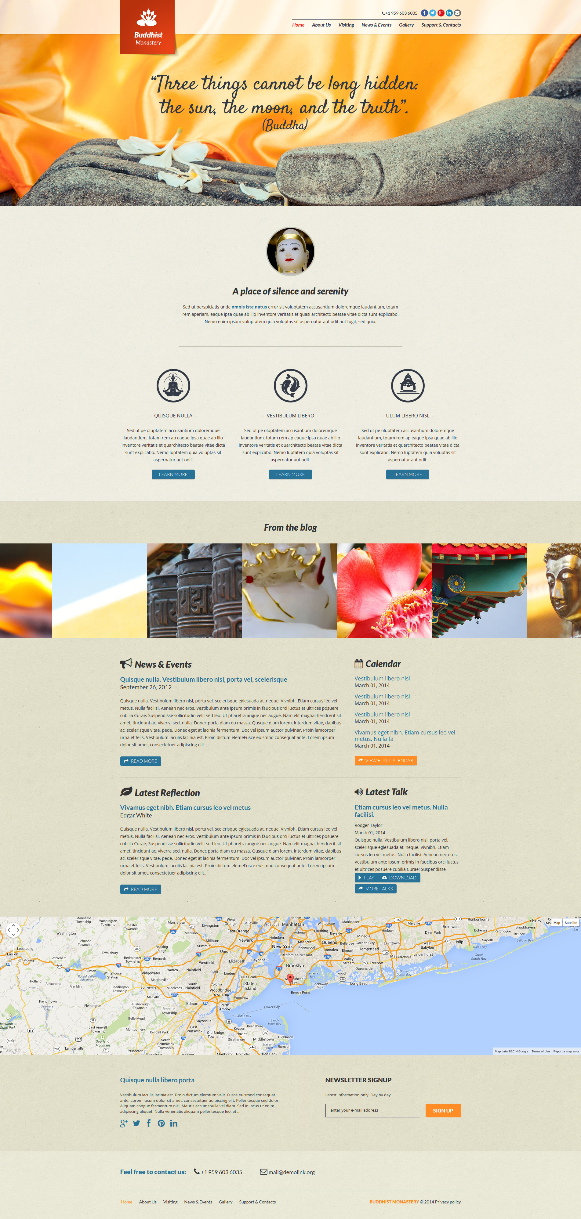 Buddhist Responsive Joomla Template