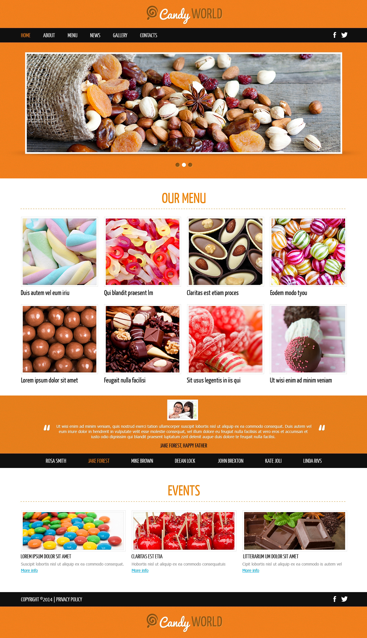 Sweet Shop Responsive Joomla Template