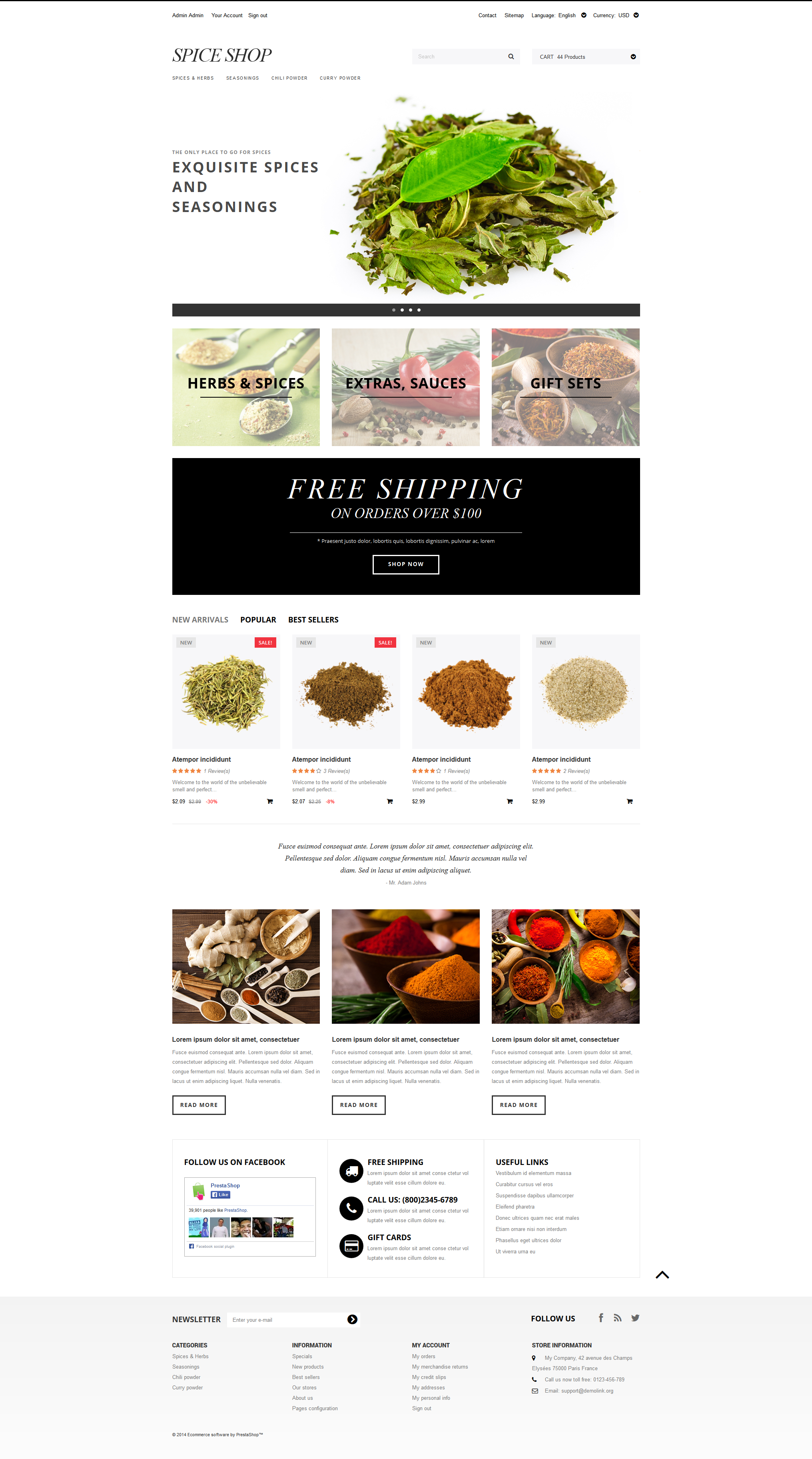 PrestaShop Themes