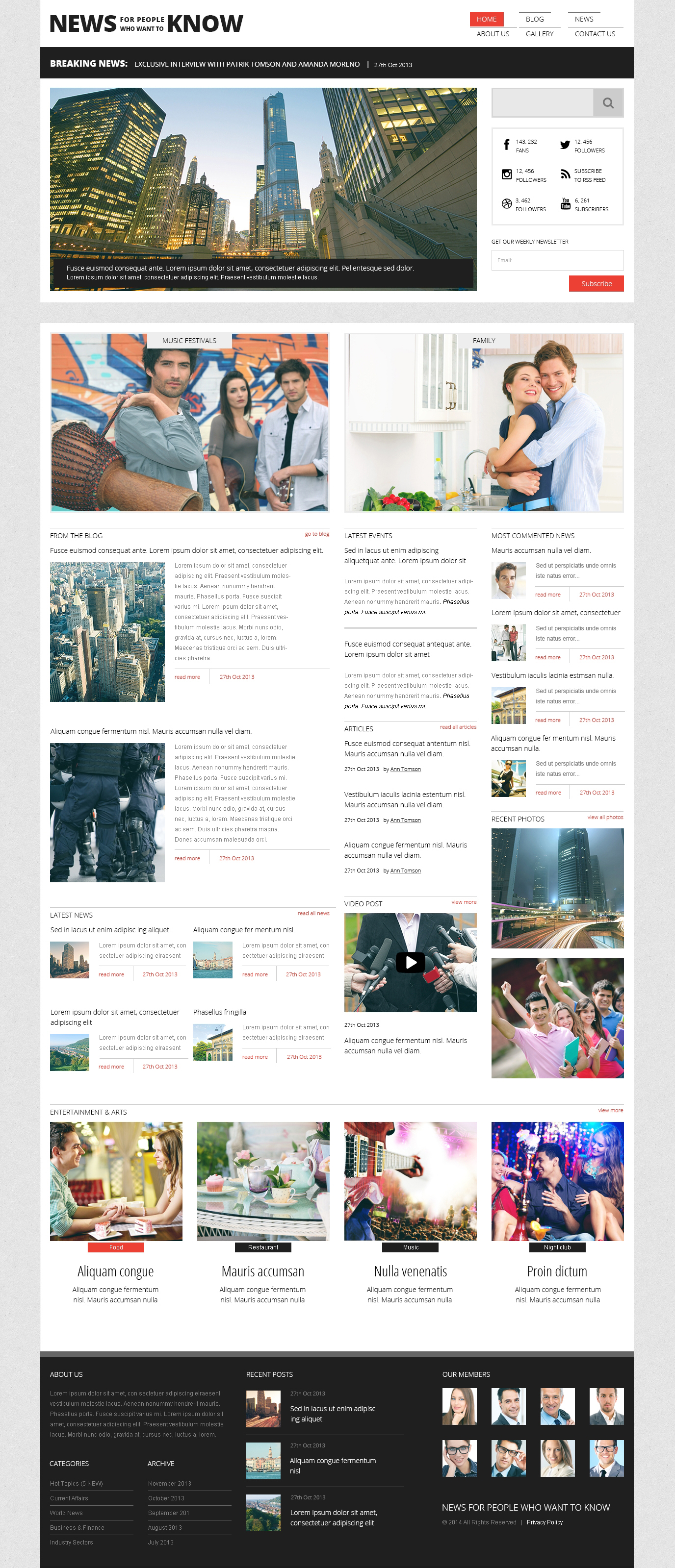 News Portal Responsive Joomla Template