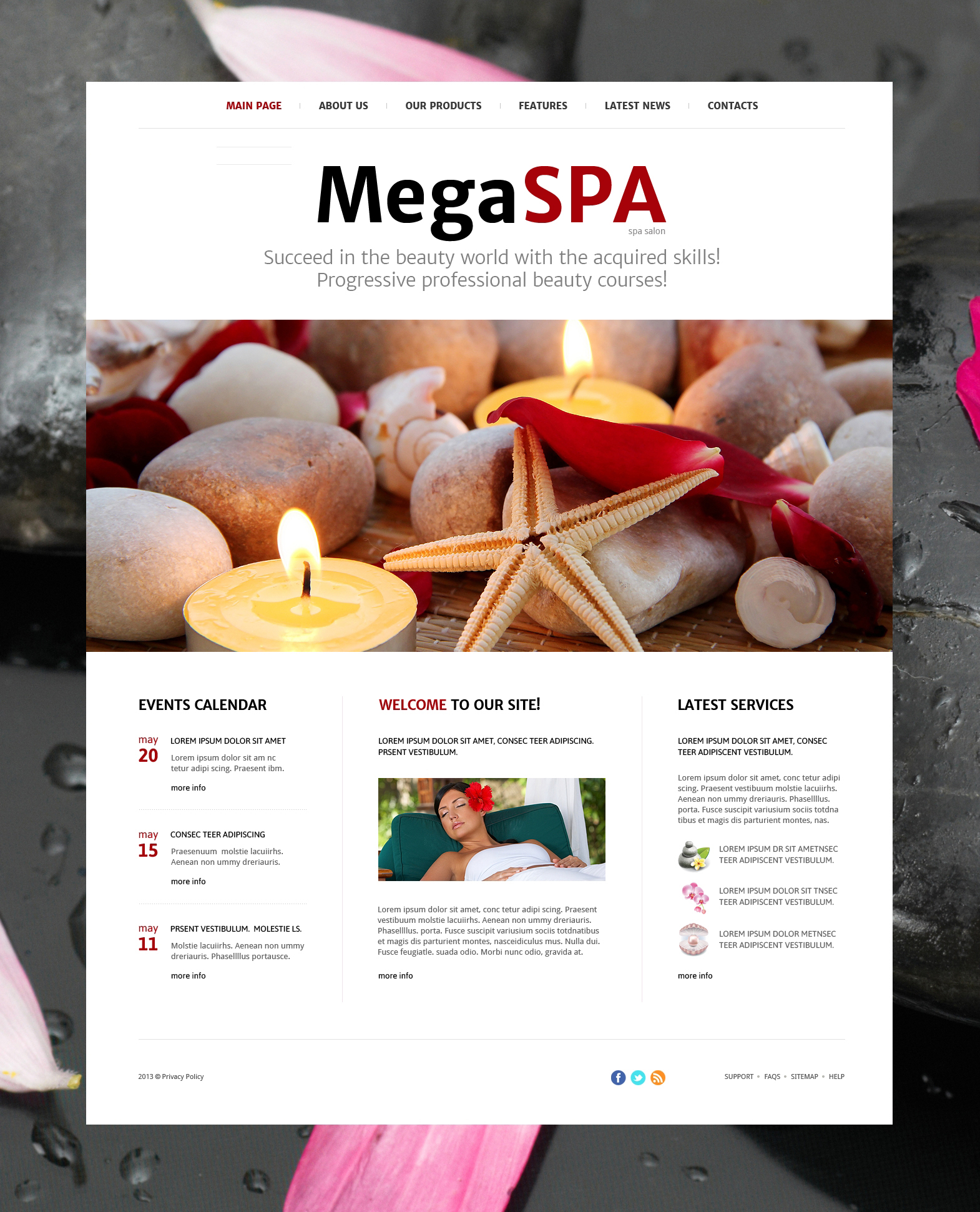 Spa Salon Joomla Template