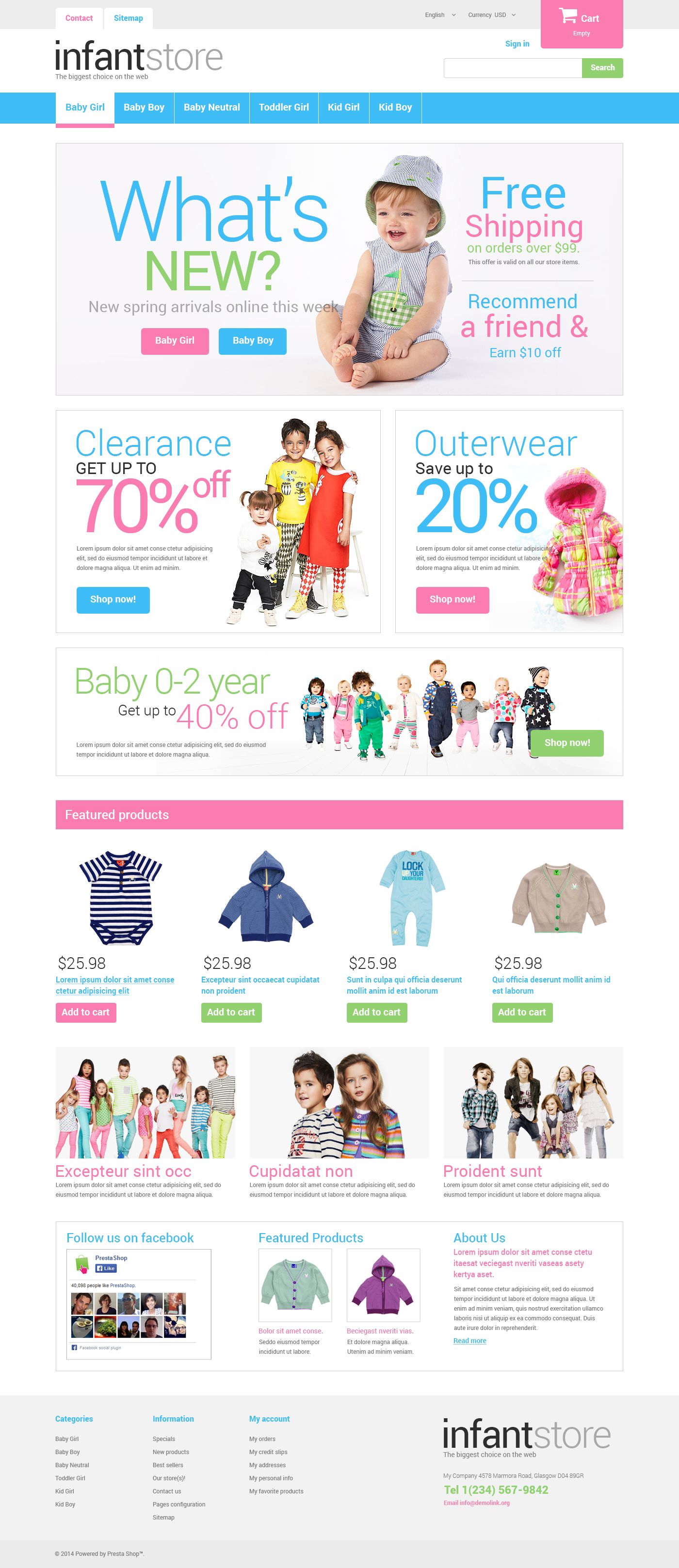 Just for Kids PrestaShop Theme