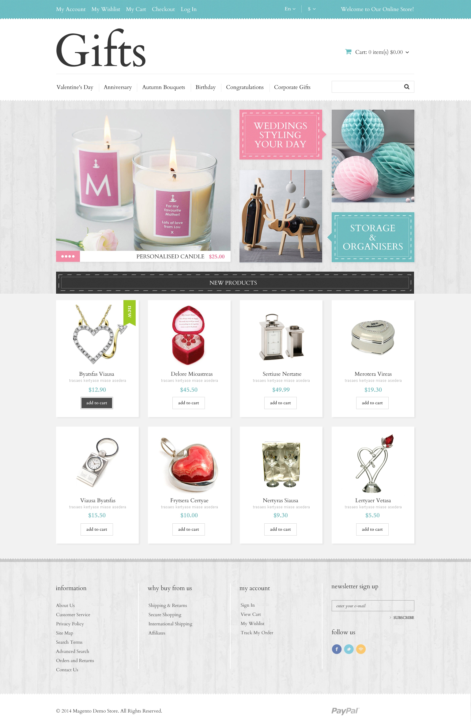 Christmas Responsive Magento Theme