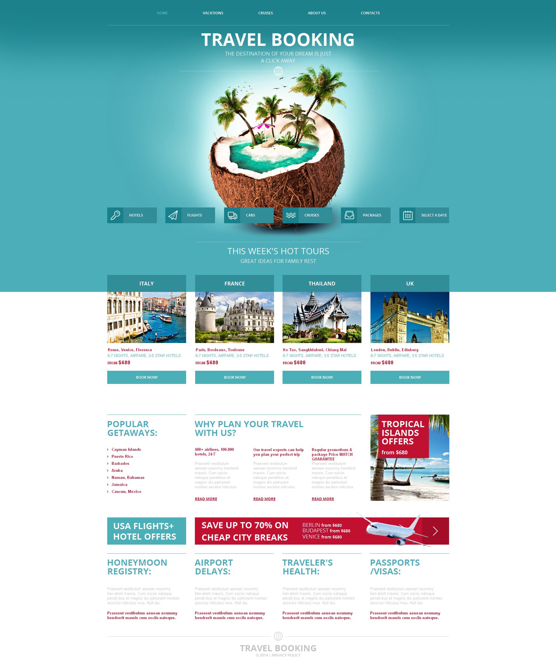 Travel Agency Moto CMS HTML Template With Regard To Html Flyer Templates