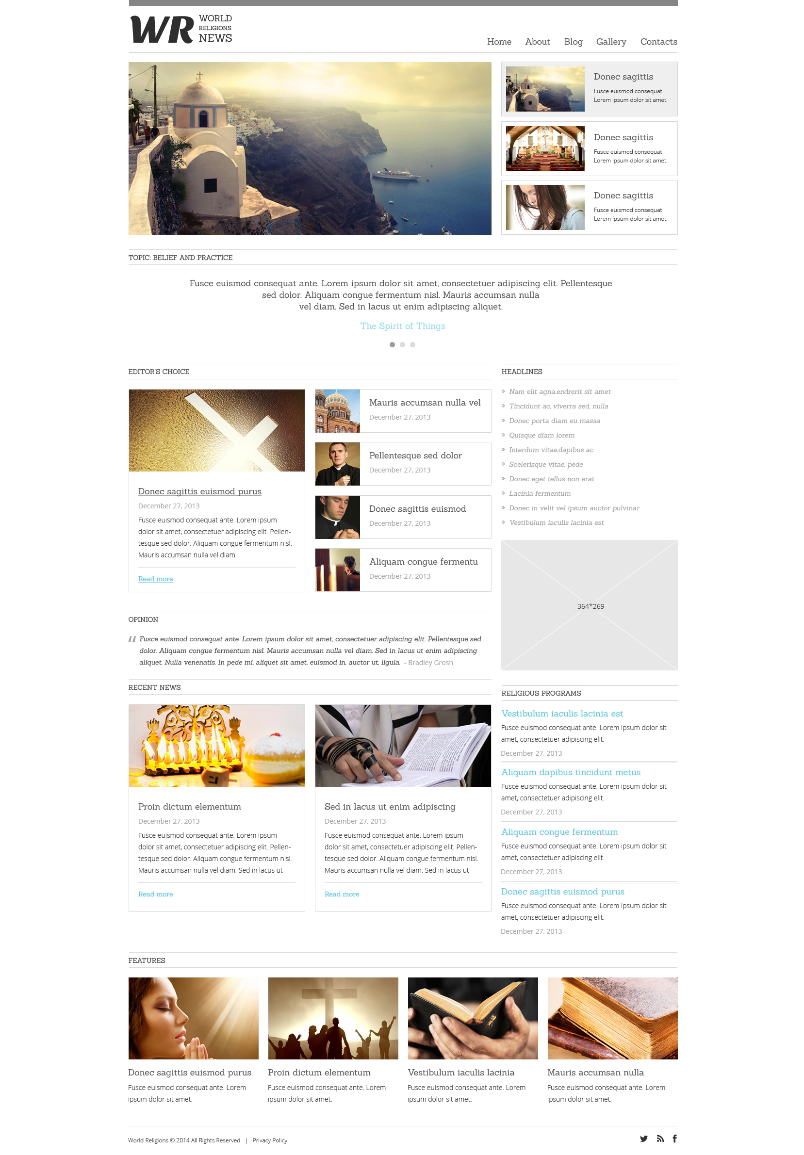 News Portal Responsive Joomla Template