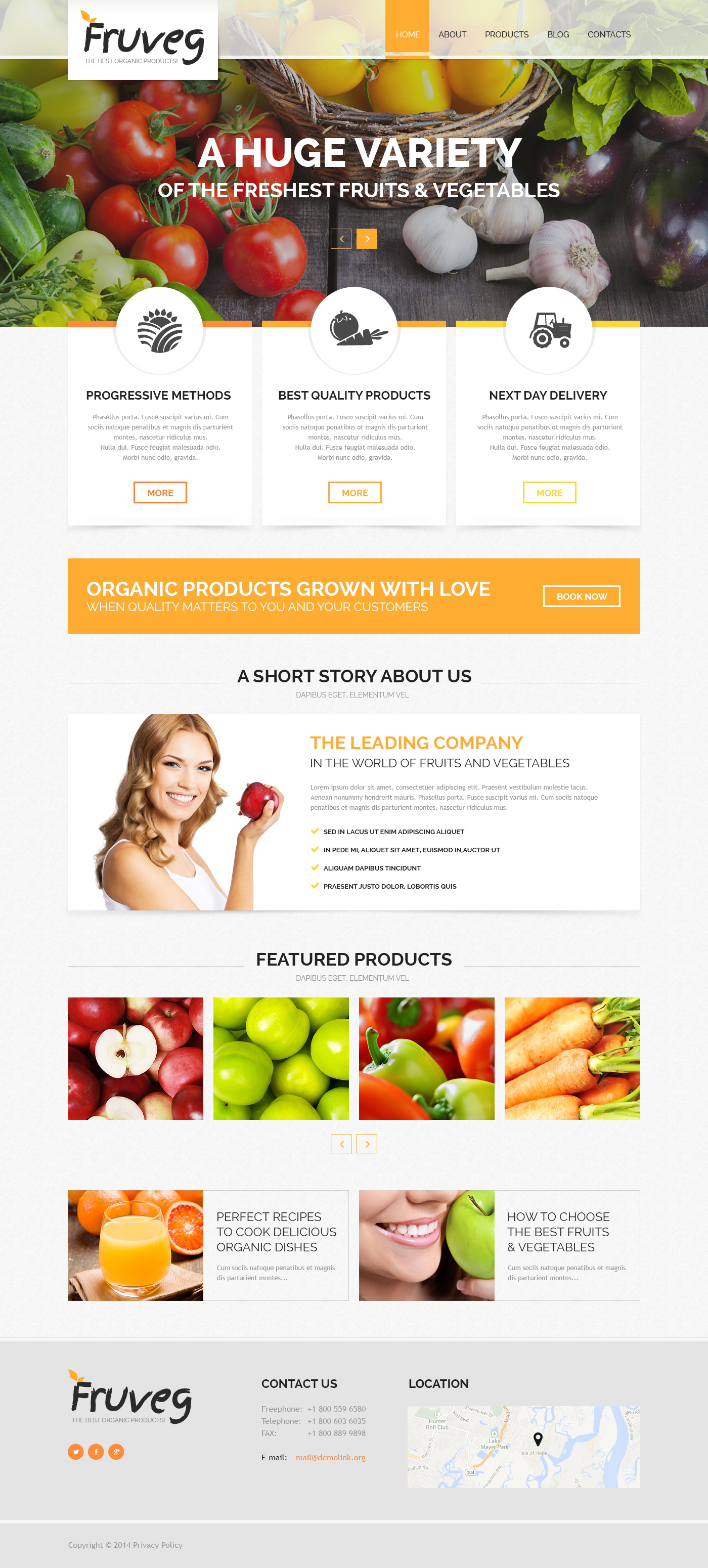 The Best Organic Products Joomla Template