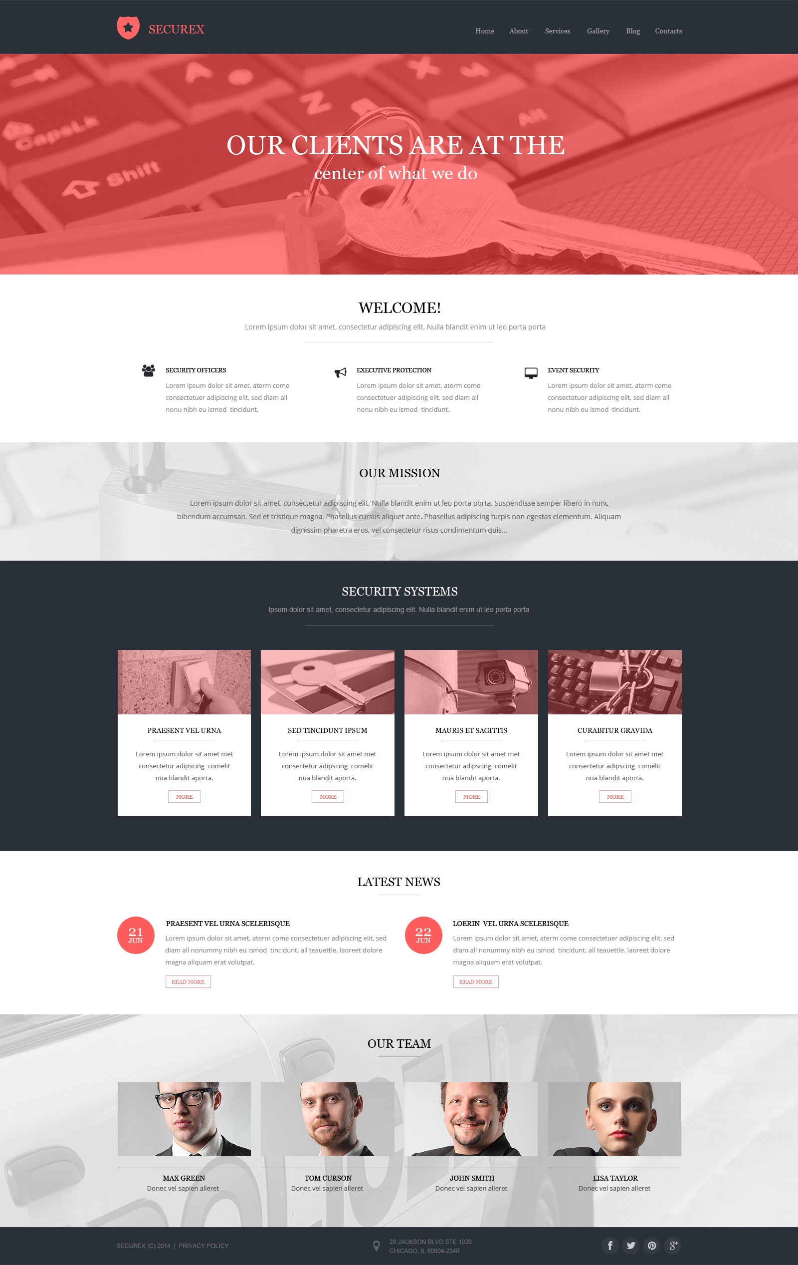 Information Security Drupal Template