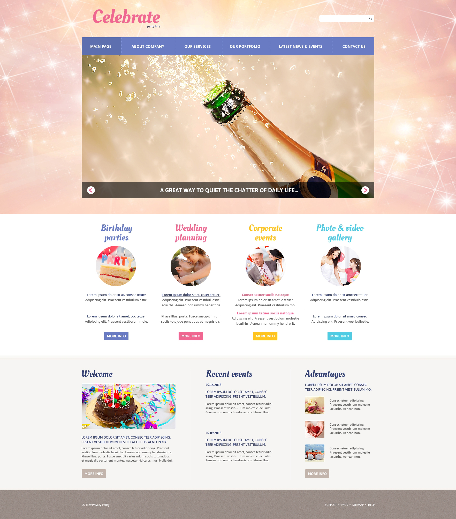 Event Planner Responsive Joomla Template