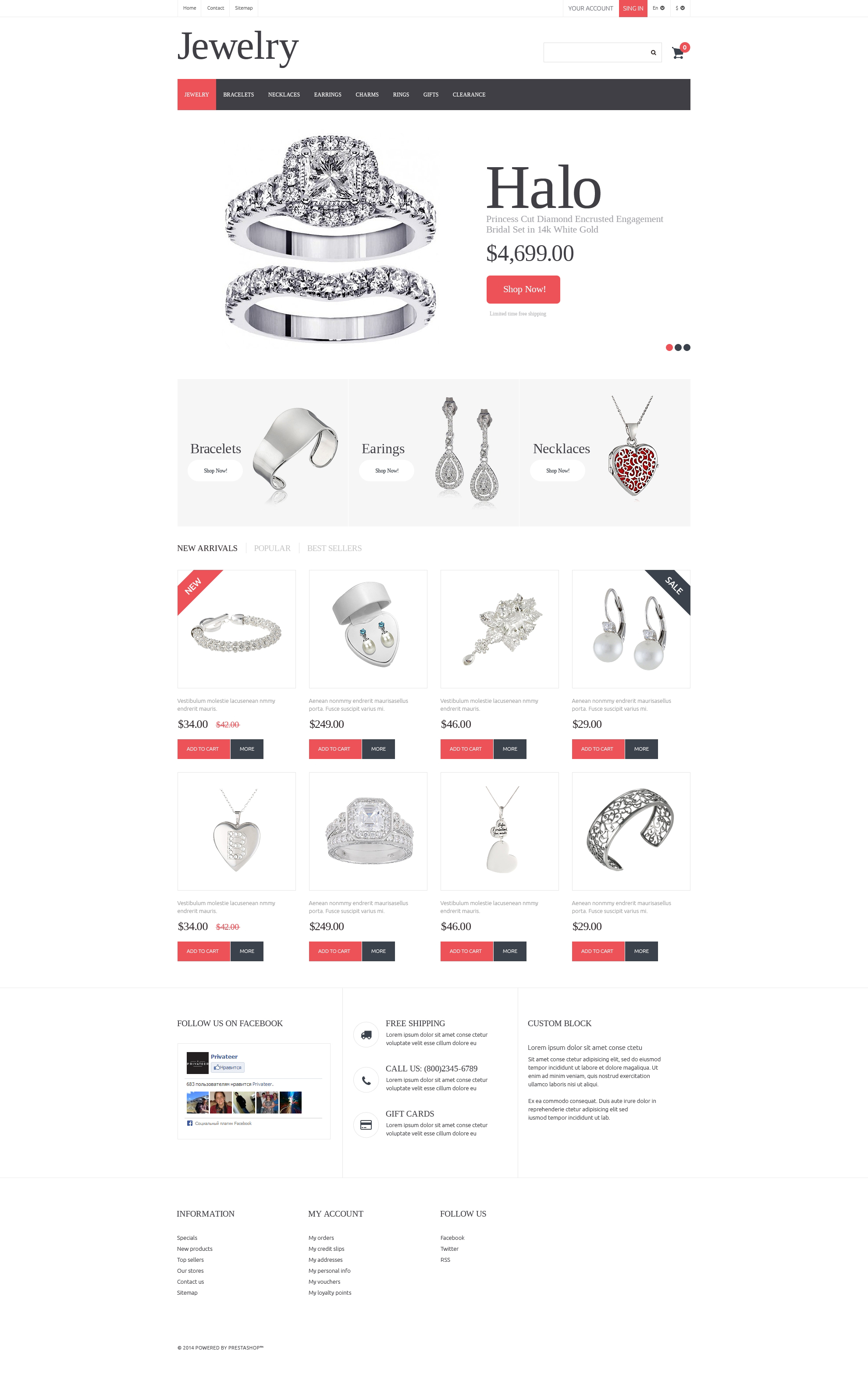 Jewelry PrestaShop Theme